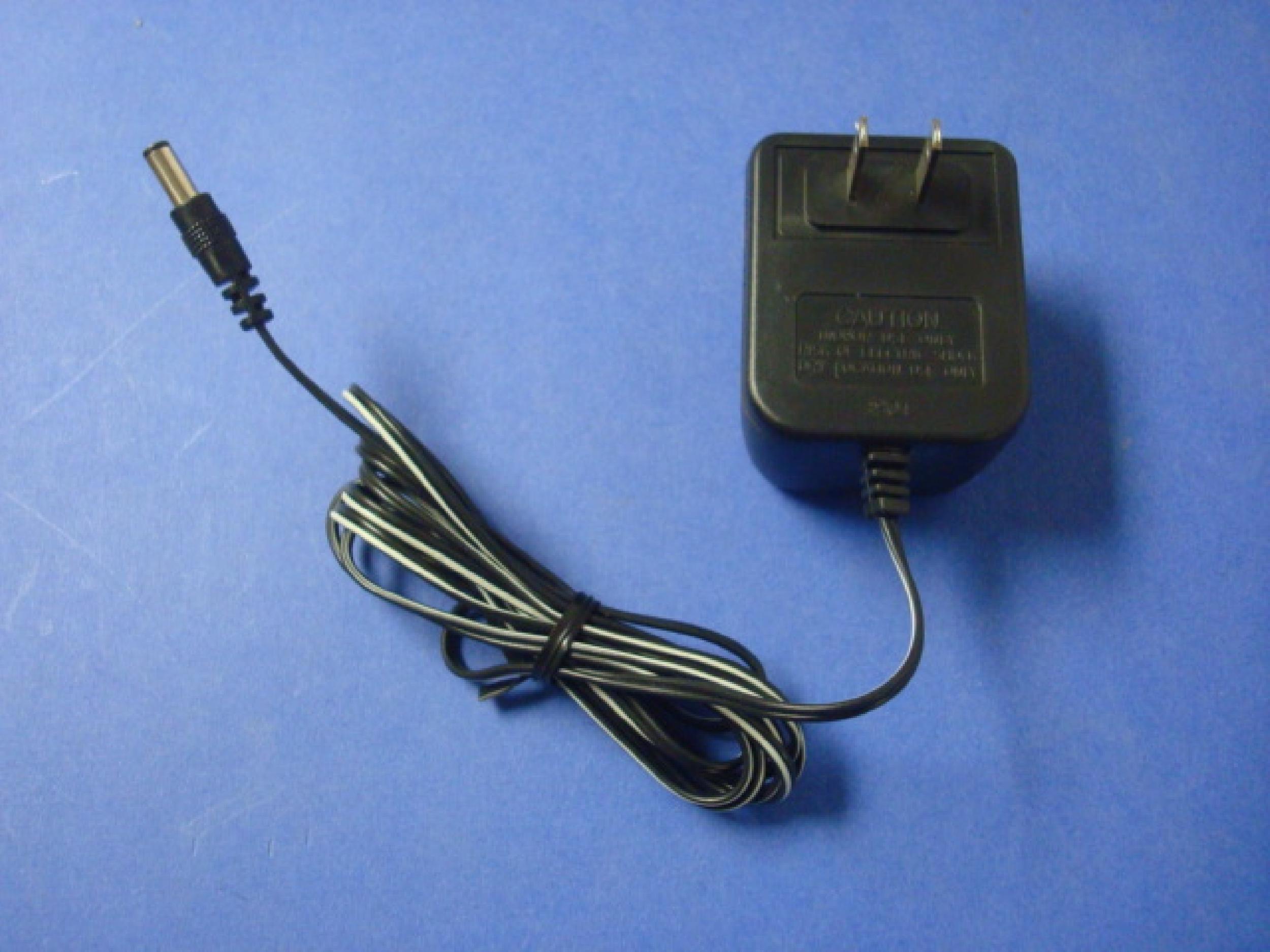 GENERIC AD41-1200500DU AC ADAPTER 12VDC 500MA ID:2.00MM OD:5.45MM 6FT CABLE WITH BARREL CONNECTOR