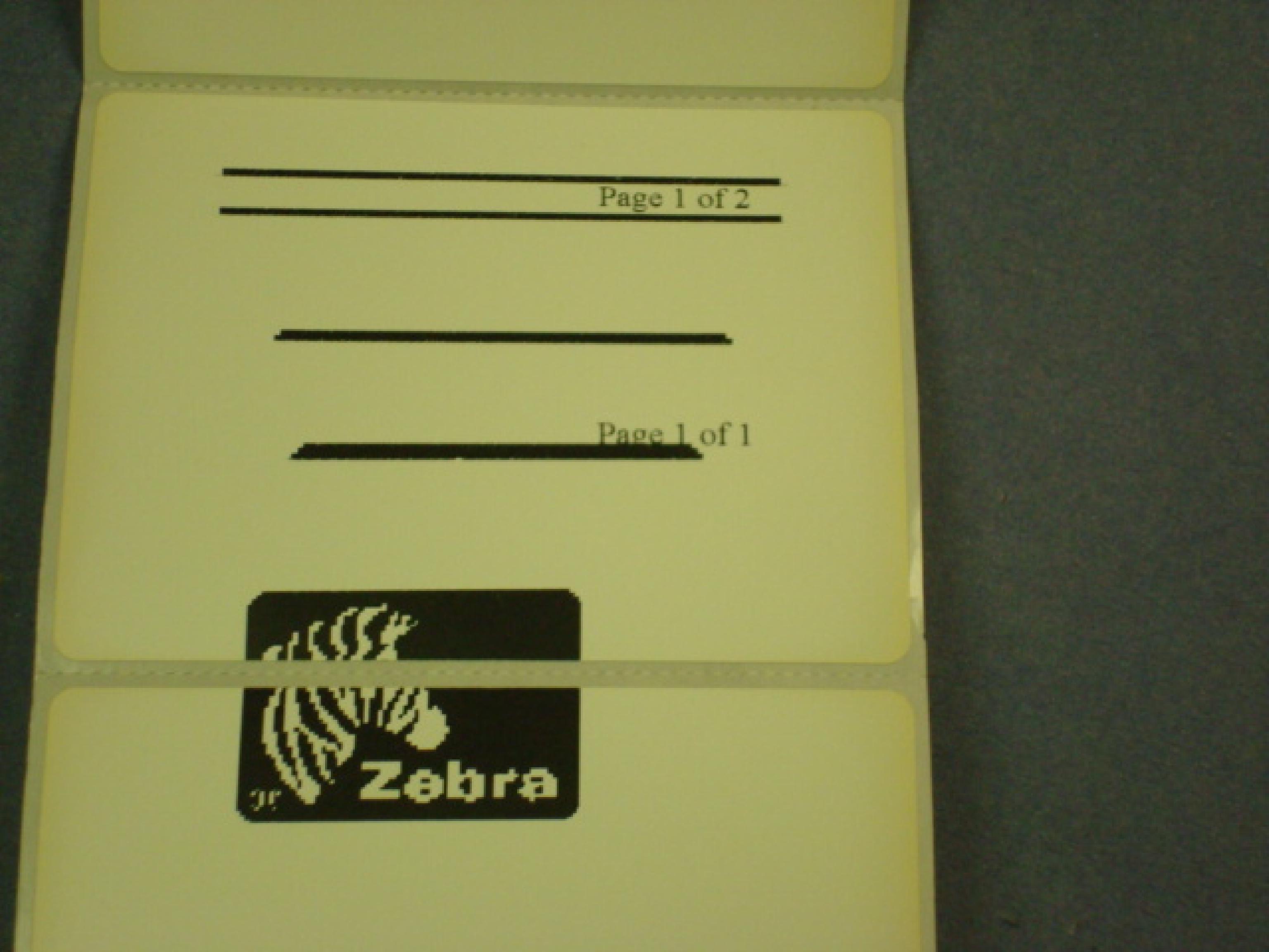 ZEBRA LP 2844 THERMAL BARCODE PRINTER