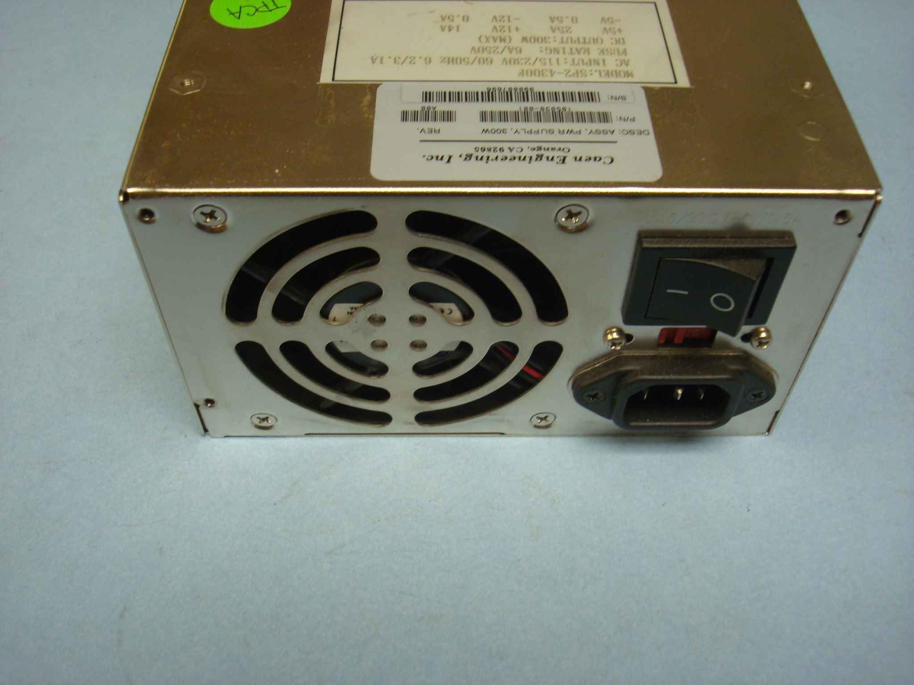 CAEN ENGINEERING M1A-860188 300W HOT SWAP POWER SUPPLY WITH CARD EDGE CONNECTORS