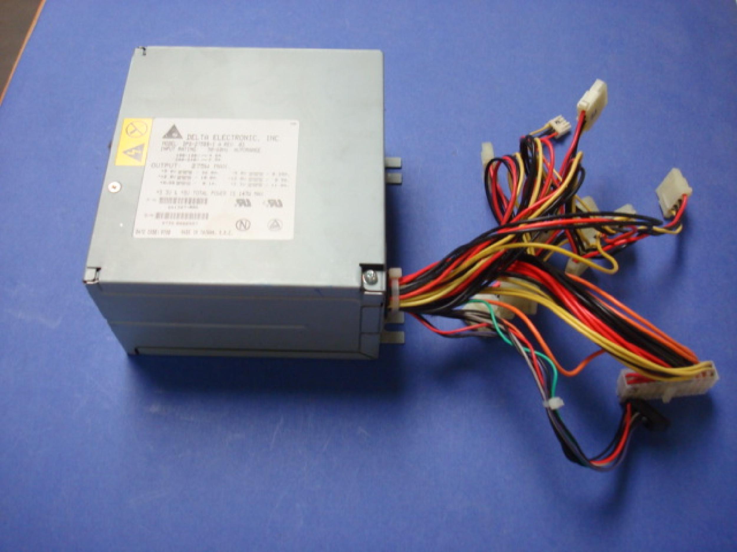 DELTA ELECTRONICS DPS-275BB-1 POWER SUPPLY ATX WITH P10 DUAL ROW 14 PIN IDC