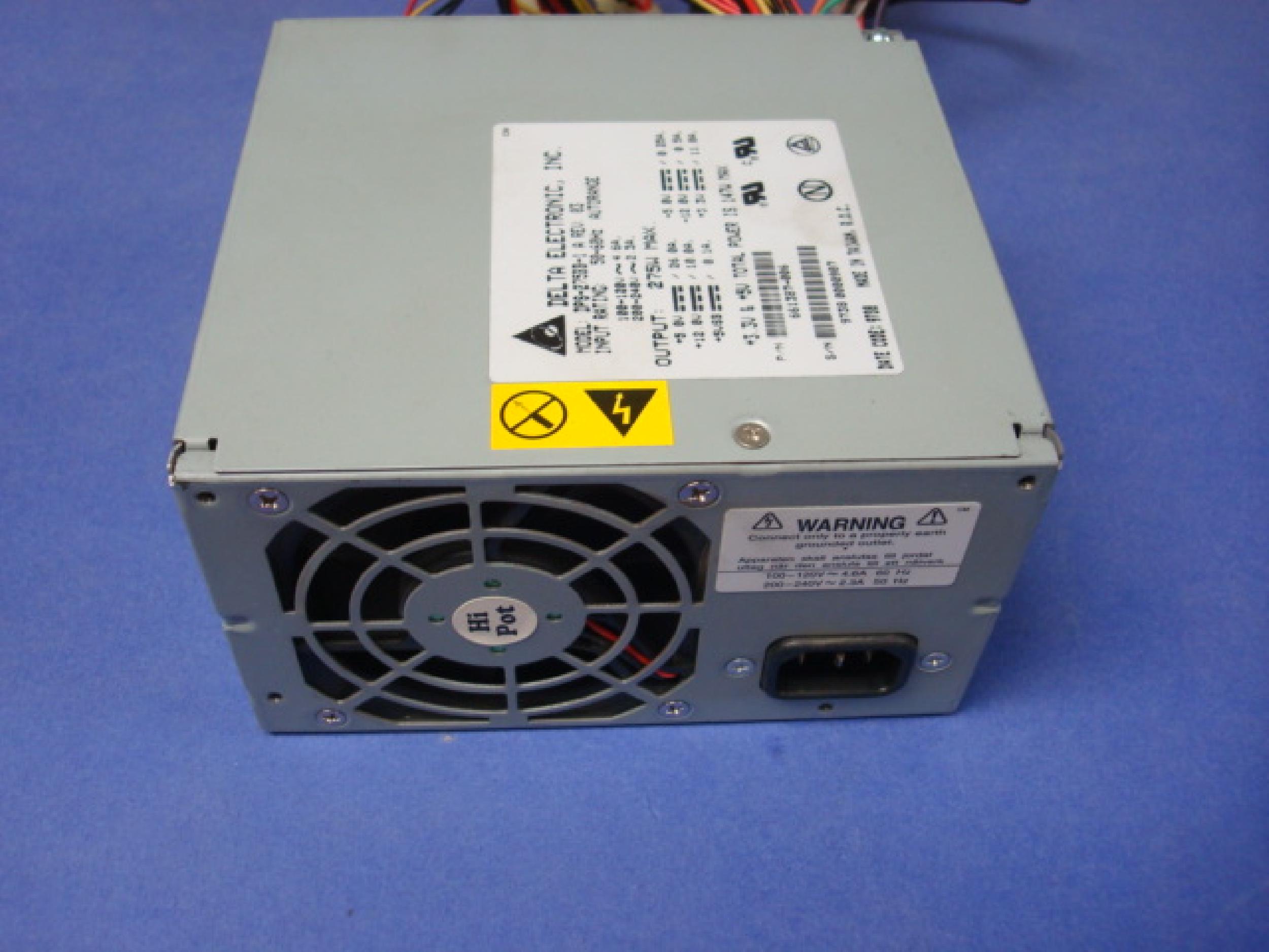 DELTA ELECTRONICS DPS-275BB-1 POWER SUPPLY ATX WITH P10 DUAL ROW 14 PIN IDC