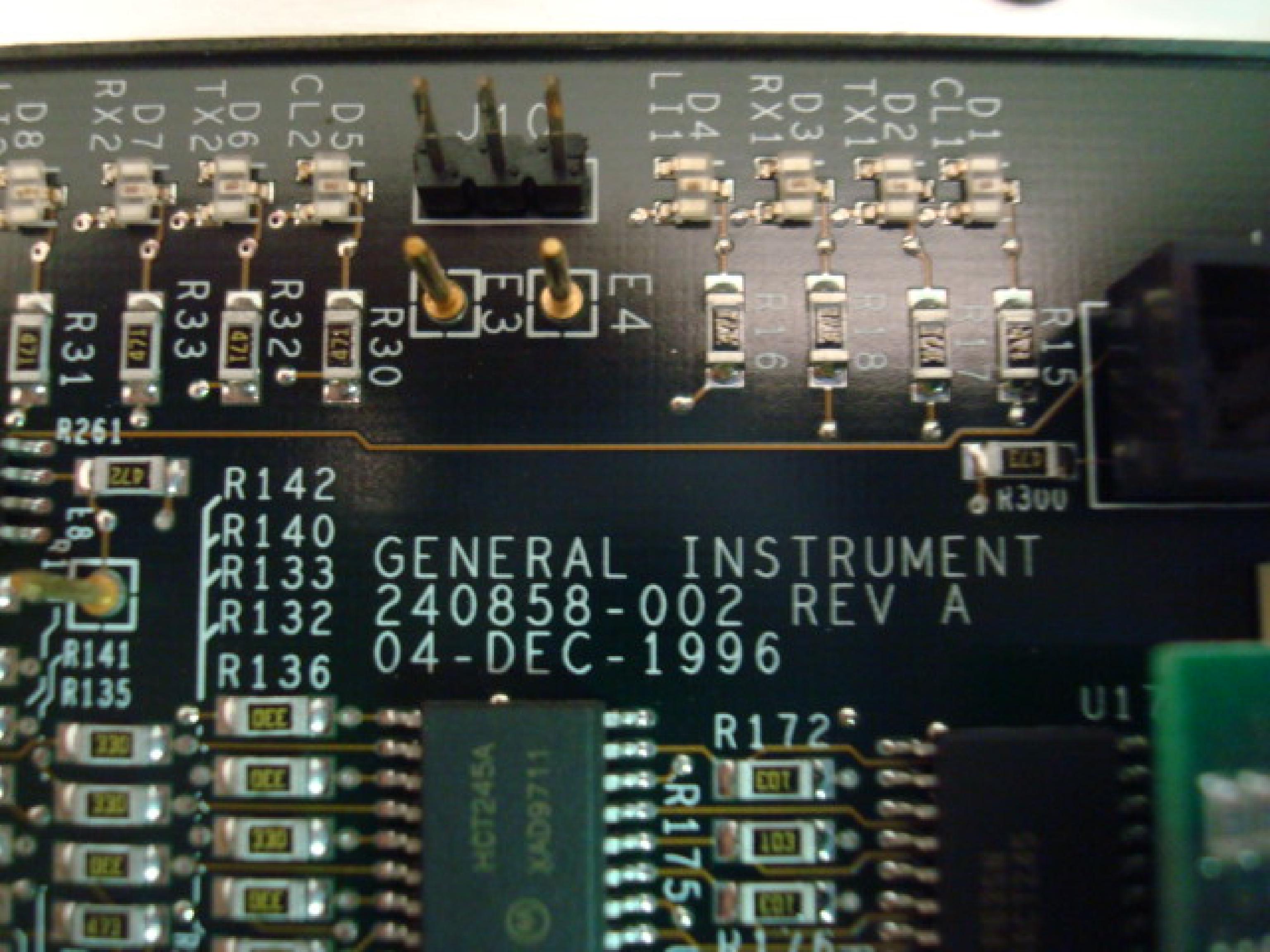 GENERAL INSTRUMENT 824710-000-000 QPSK RETURN PATH DEMODULATOR / MULTIPLEXOR