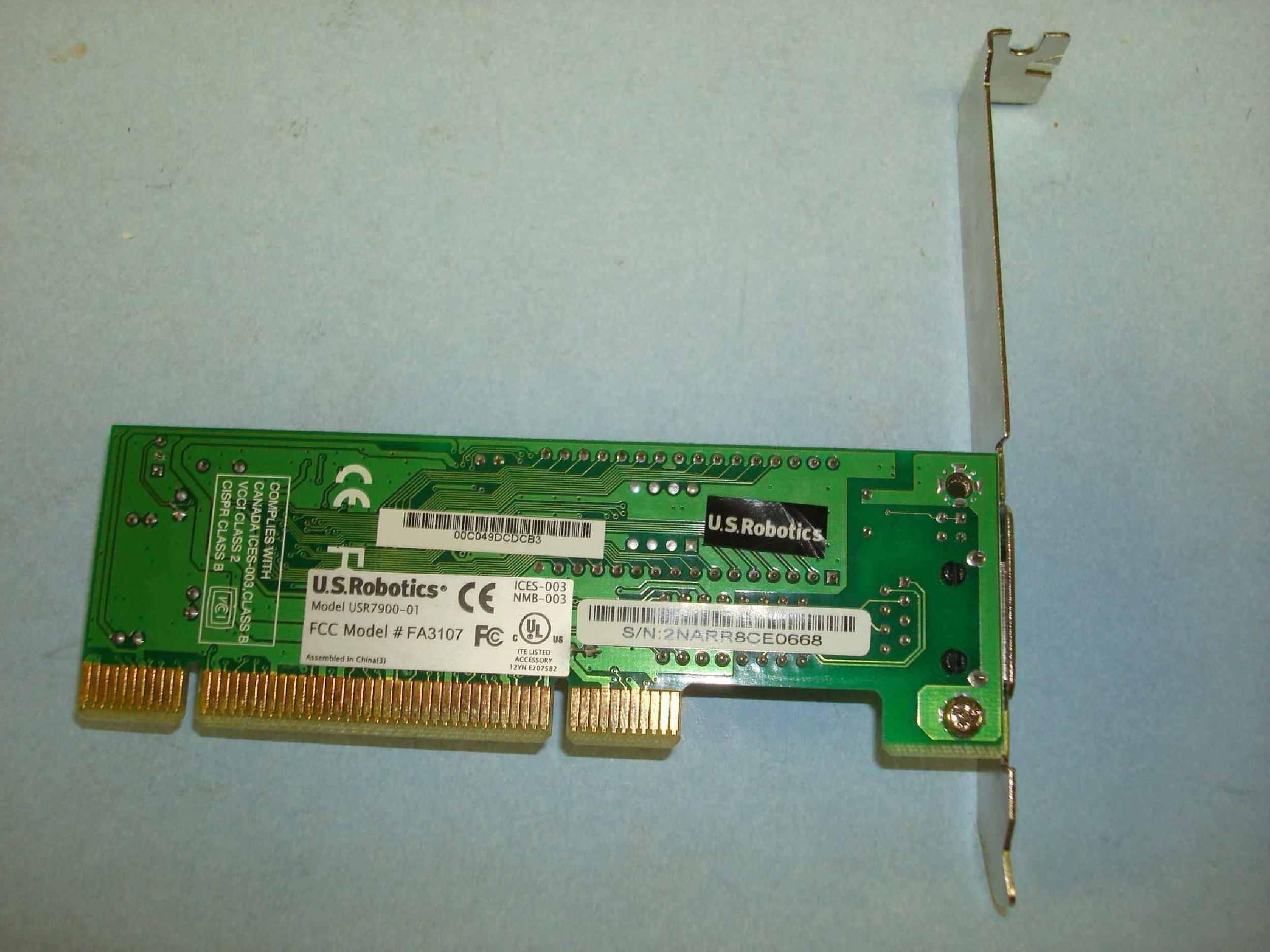 US ROBOTICS / USR USR997900 10/100 PCI ETHERNET CARD