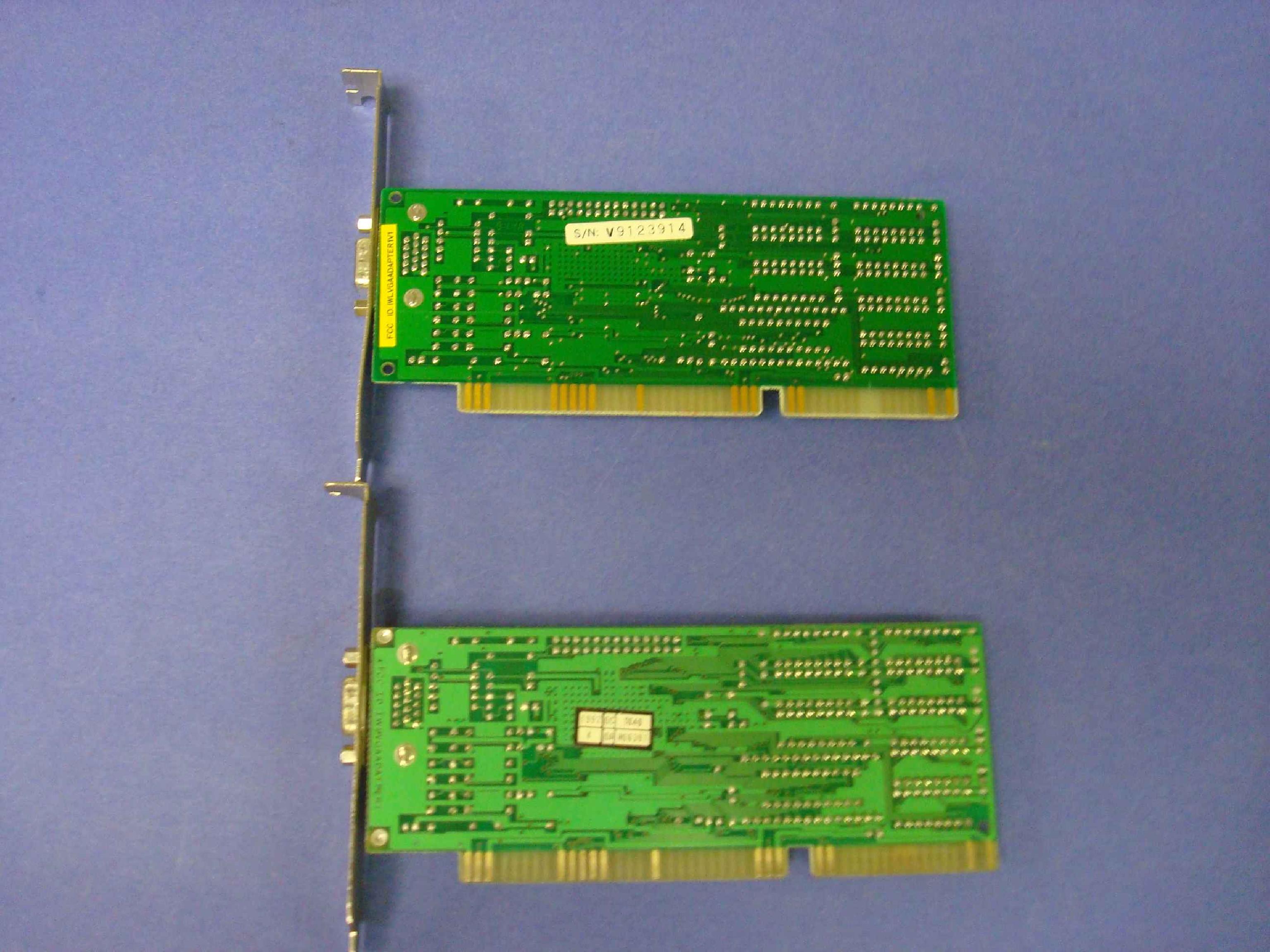 ACUMOS IWLVGAADATTER1 16BIT ISA VGA CARD 256K AVGA1