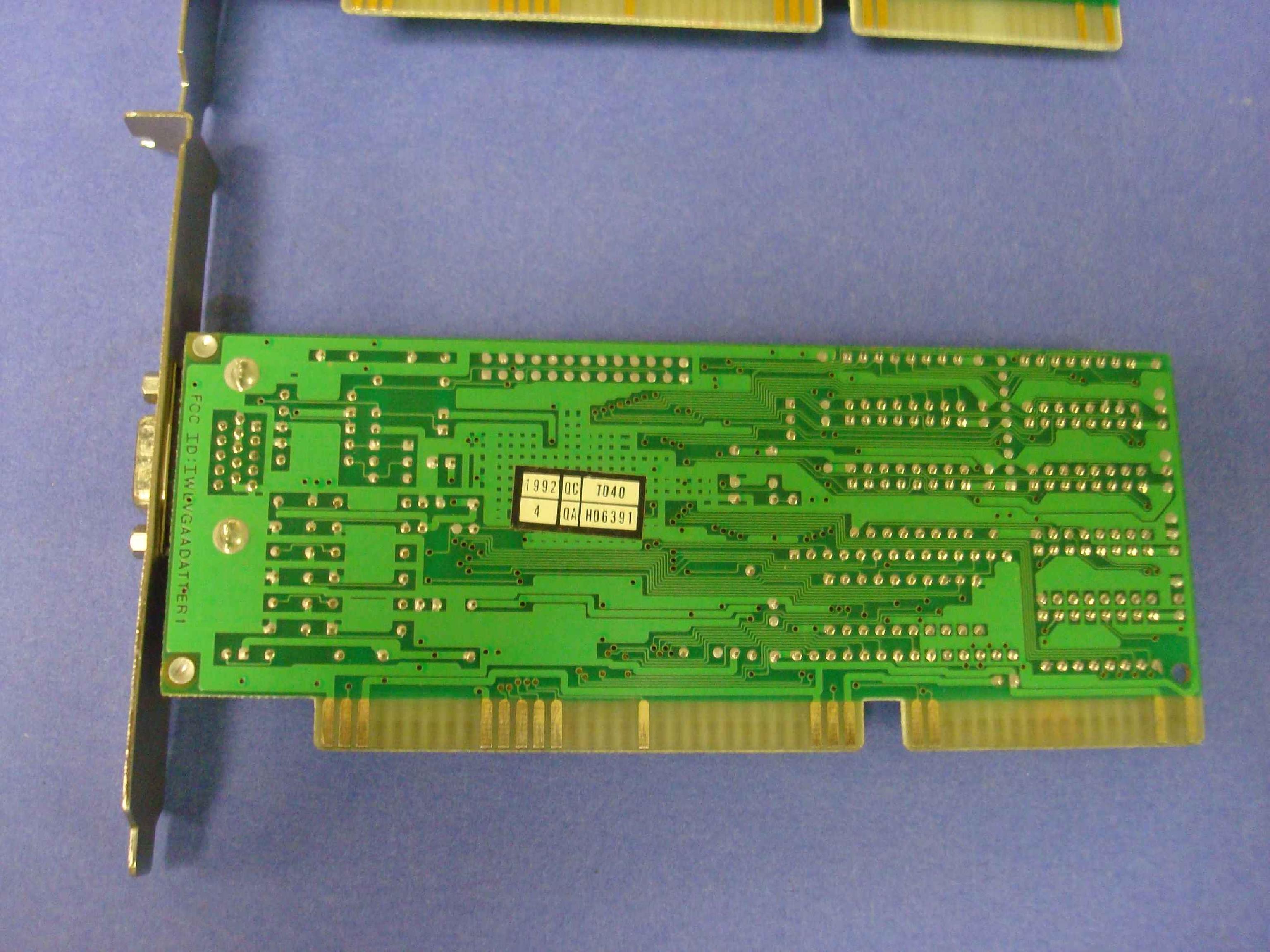 ACUMOS IWLVGAADATTER1 16BIT ISA VGA CARD 256K AVGA1