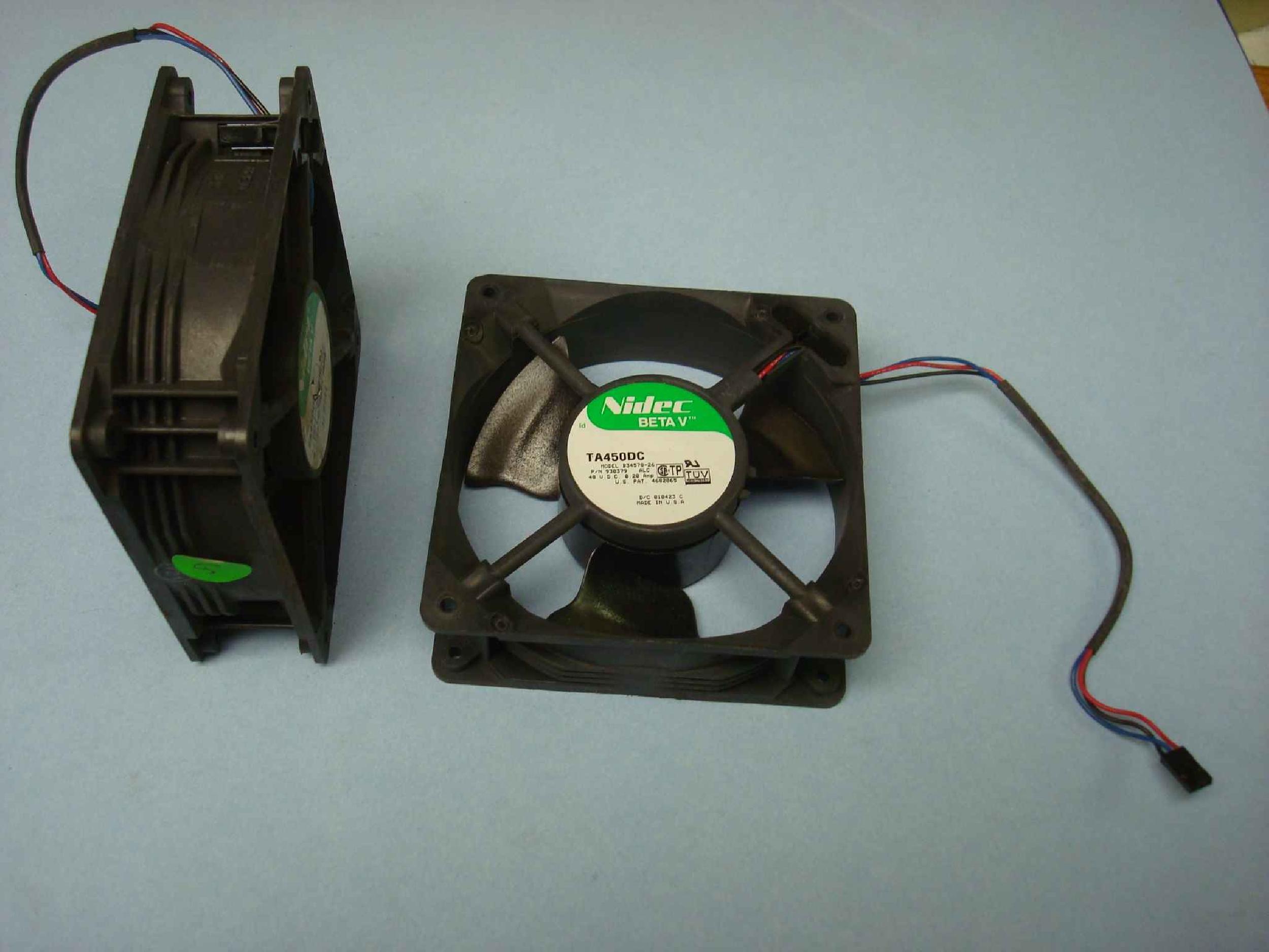 NIDEC B34578-26 FAN 48VDC .20A 119MM X 38MM, 4 3/4 X 1 1/2 INCHES, 8INCH 3WIRE CABLE WITH 3PIN IDC CONNECTOR