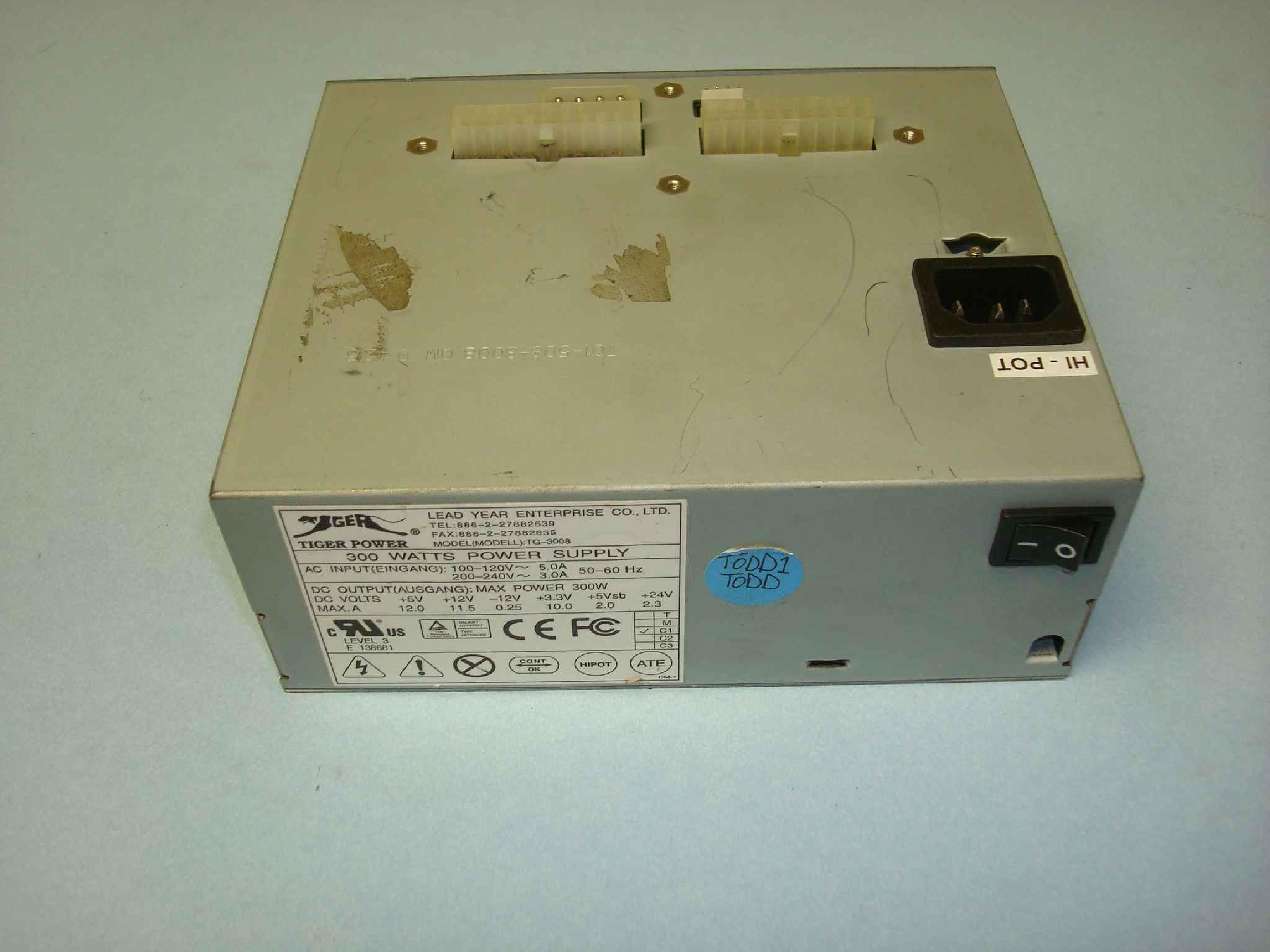 TIGER POWER 497-0427897C 300W POWER SUPPLY