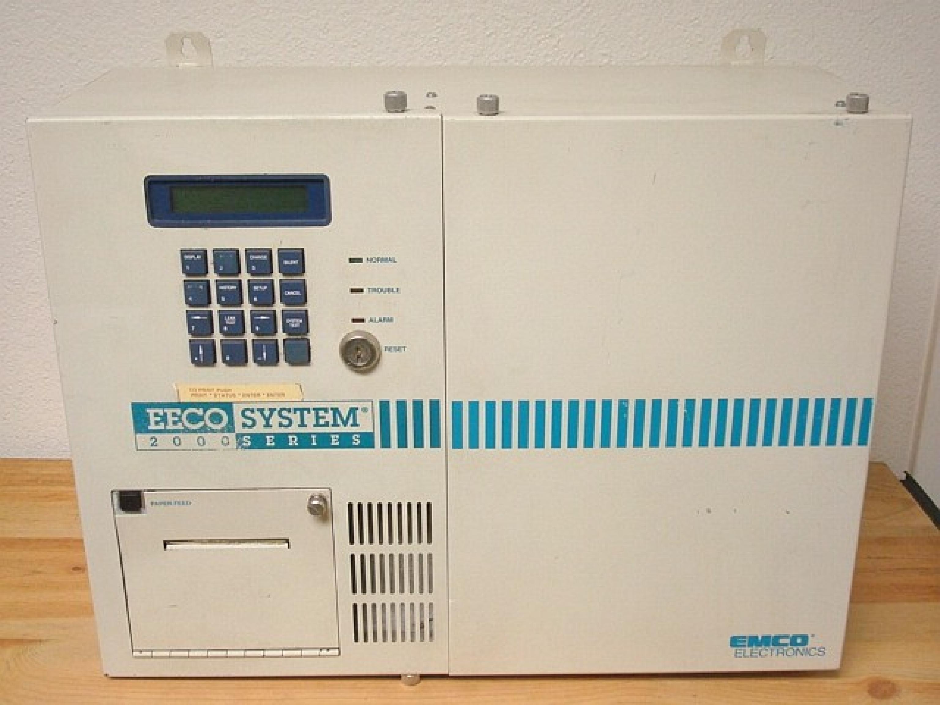 EECO SYSTEMS Q2000-307 TANK MONITORING STATION WITH 2 SMART SENSOR INTERFACE, 1 TANK LEVEL MONITOR ASSEMBLY