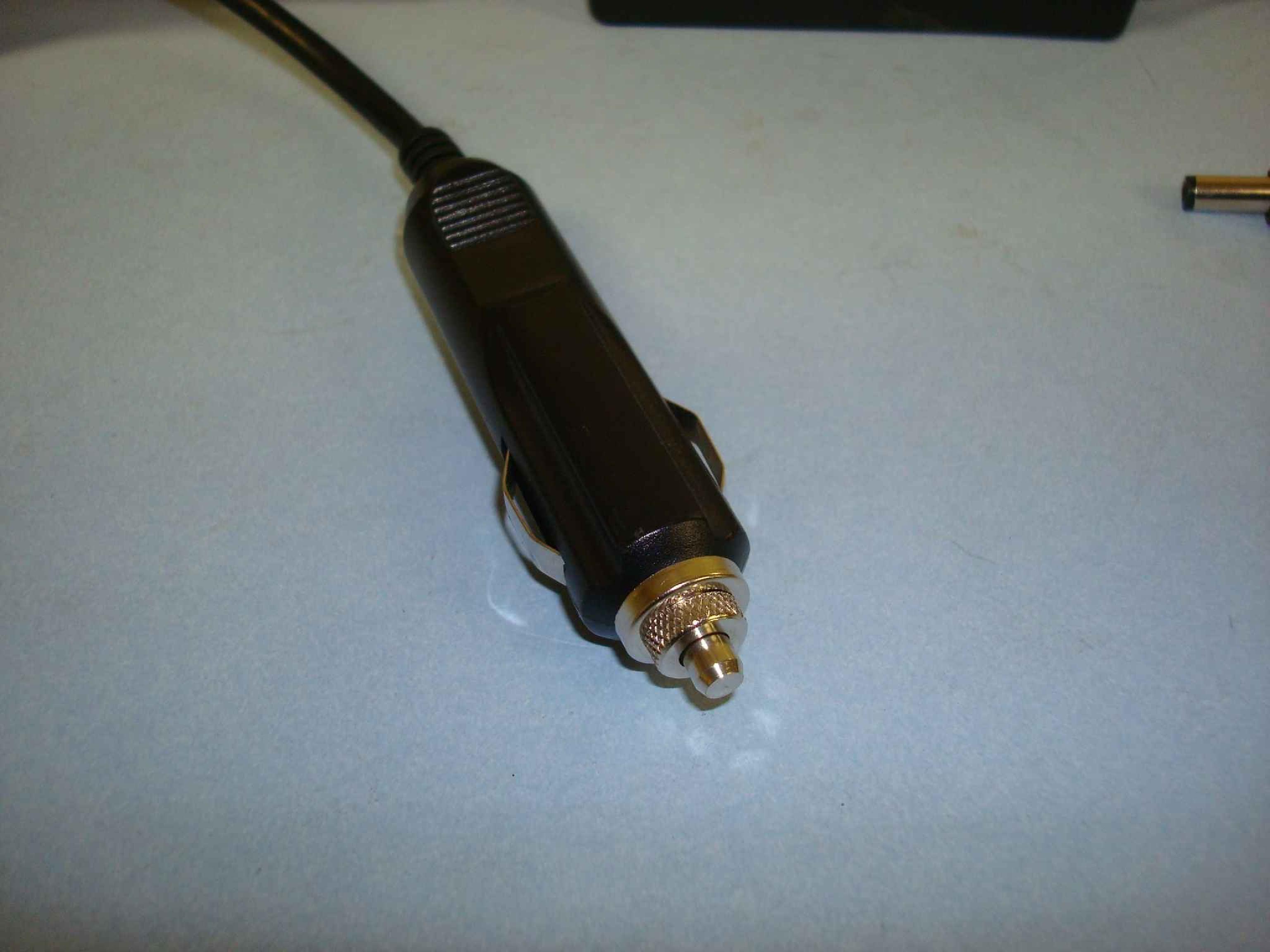 HI CAPACITY DK-B10 CAR NOTEBOOK DC ADAPTER, 15-17VDC 3.5A, 6FT CABLE WITH BARREL CONNECTOR, OD:5.5MM, ID:2.6MM