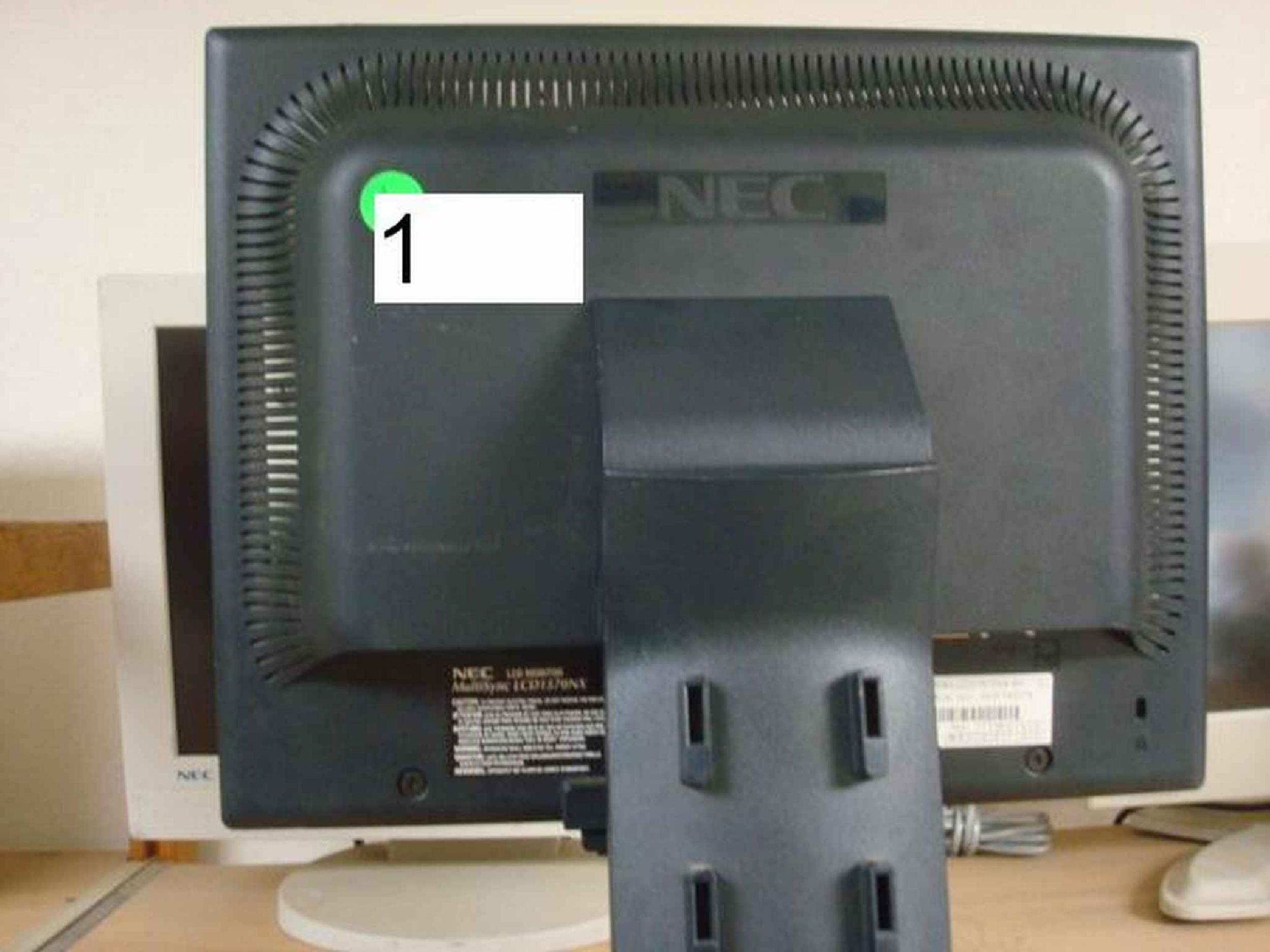 NEC LCD1570NX-BK BLACK 15 INCH LCD MULTISYNC MONITOR