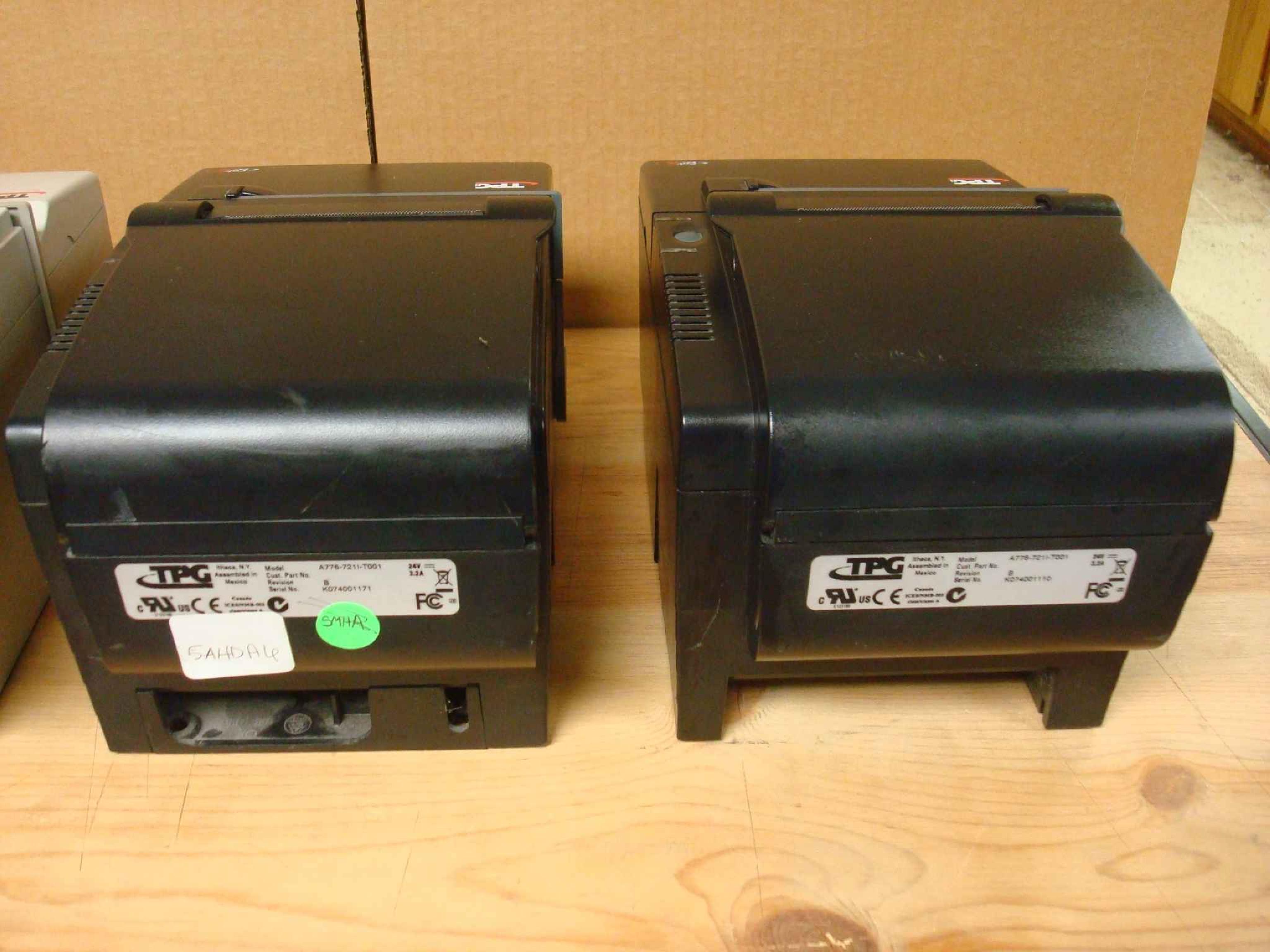 TPG A776-721L-T001 THERMAL 2 COLOR RECEIPT PRINTER, SLIP PRINTER AND CHECK SCANNER