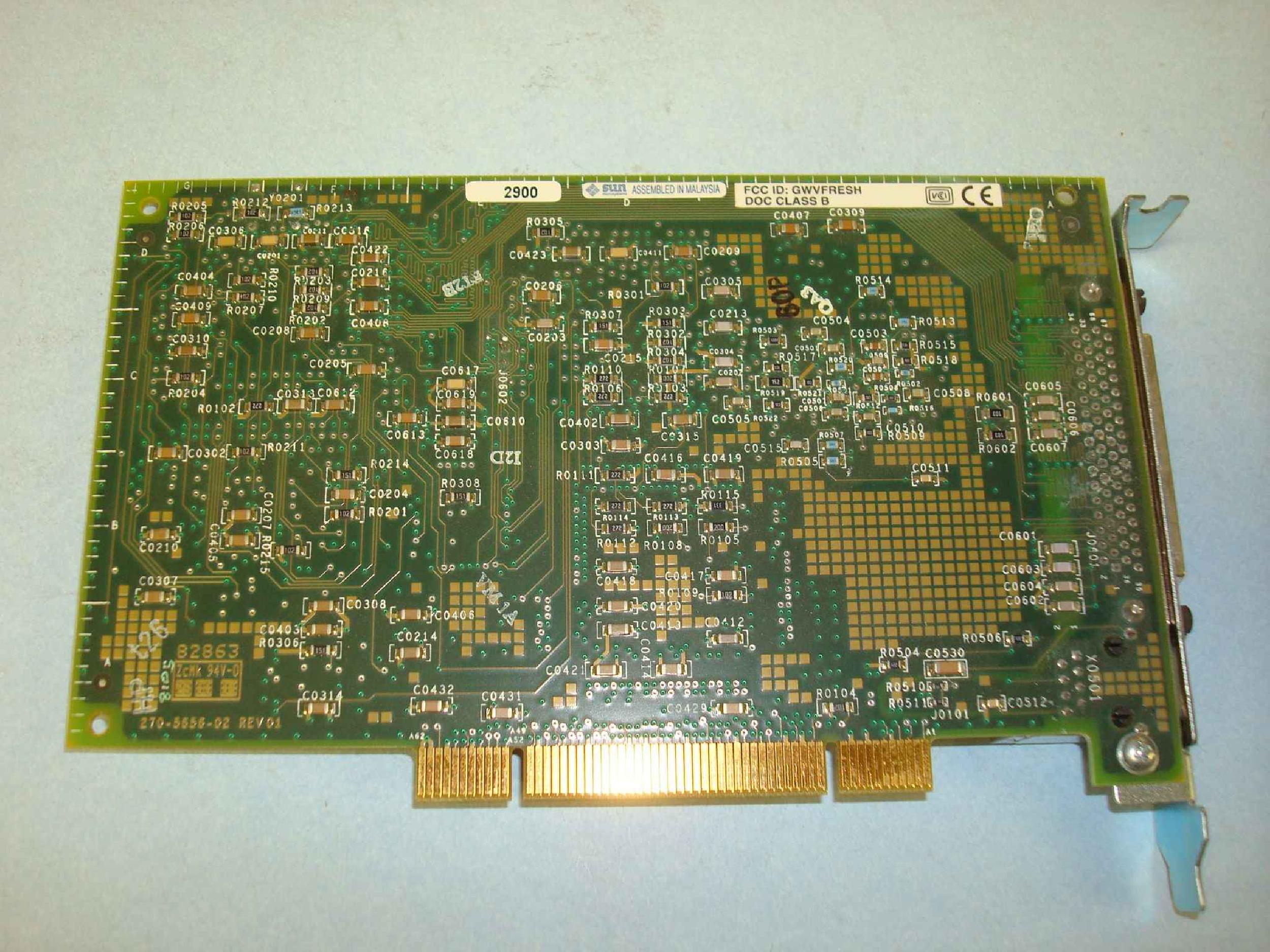 SUN MICROSYSTEMS 82863 ETHERNET PCI CONTROLLER CARD 100BASE-TX