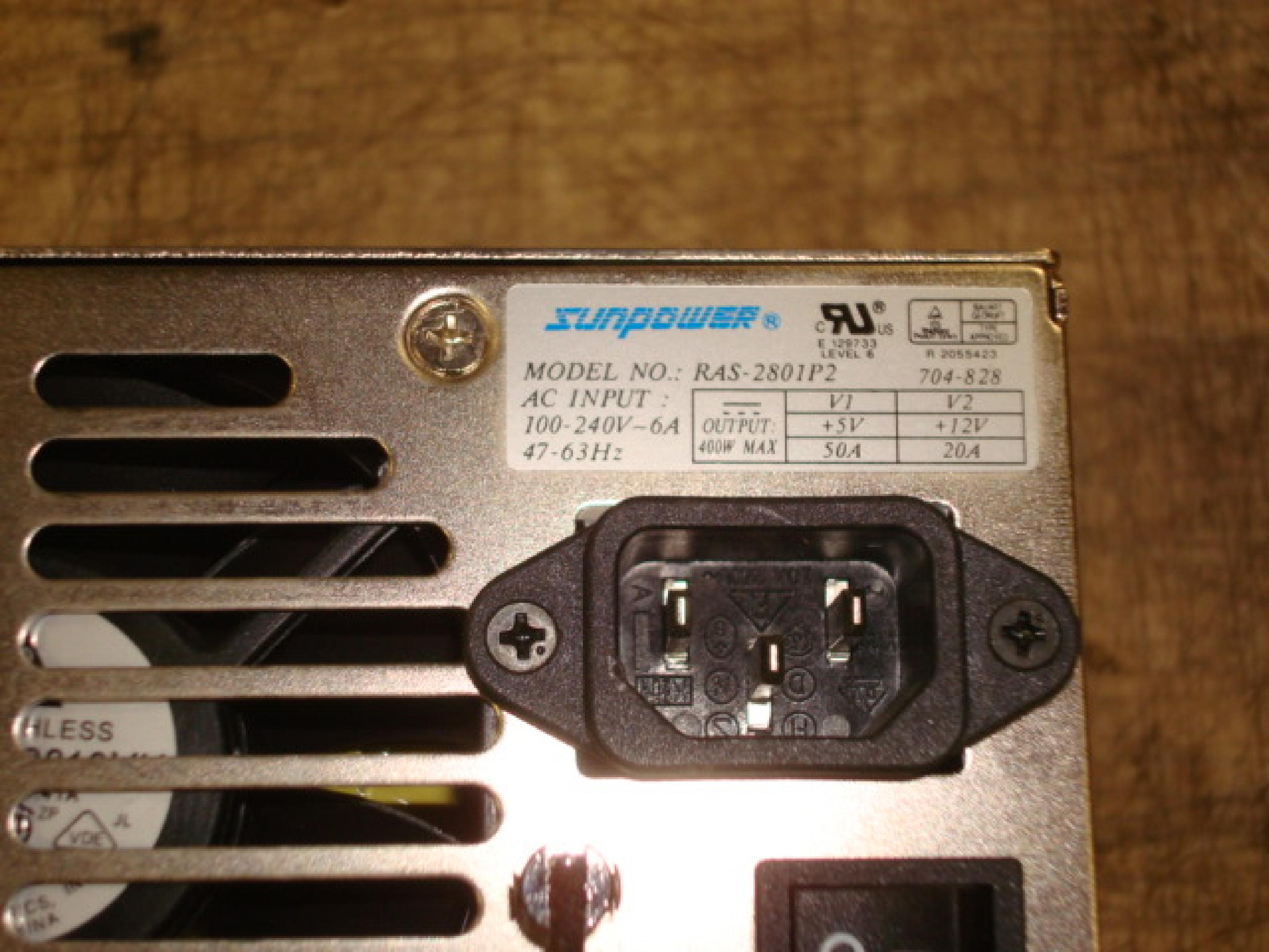 ADIC RAS-2801P2 400W HOT-SWAPABLE POWER SUPPLY