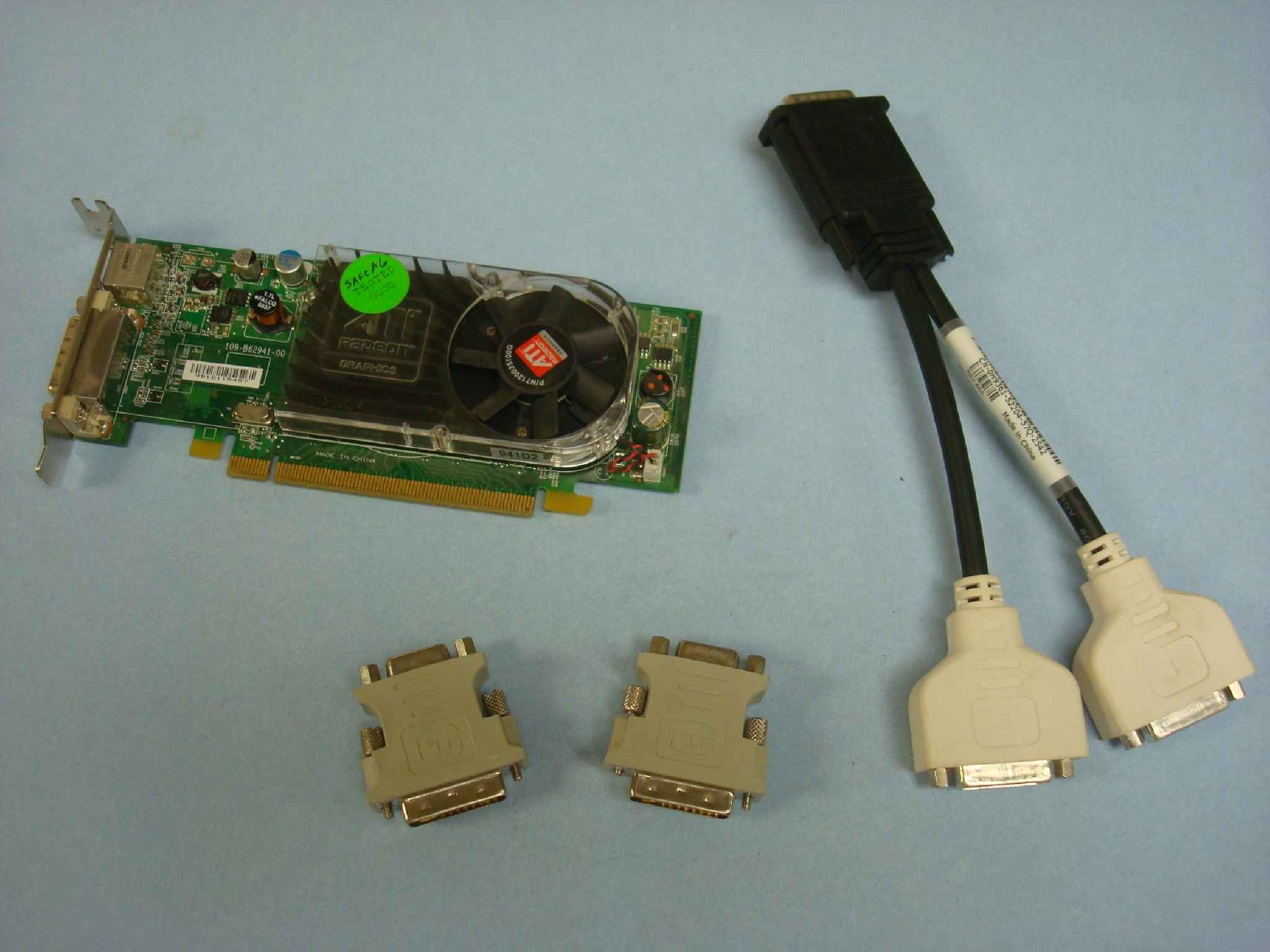 ATI CN-0Y104D-69702 256MB PCI-E VIDEO CARD WITH DMS-59 AND S-VIDEO OUTPUTS