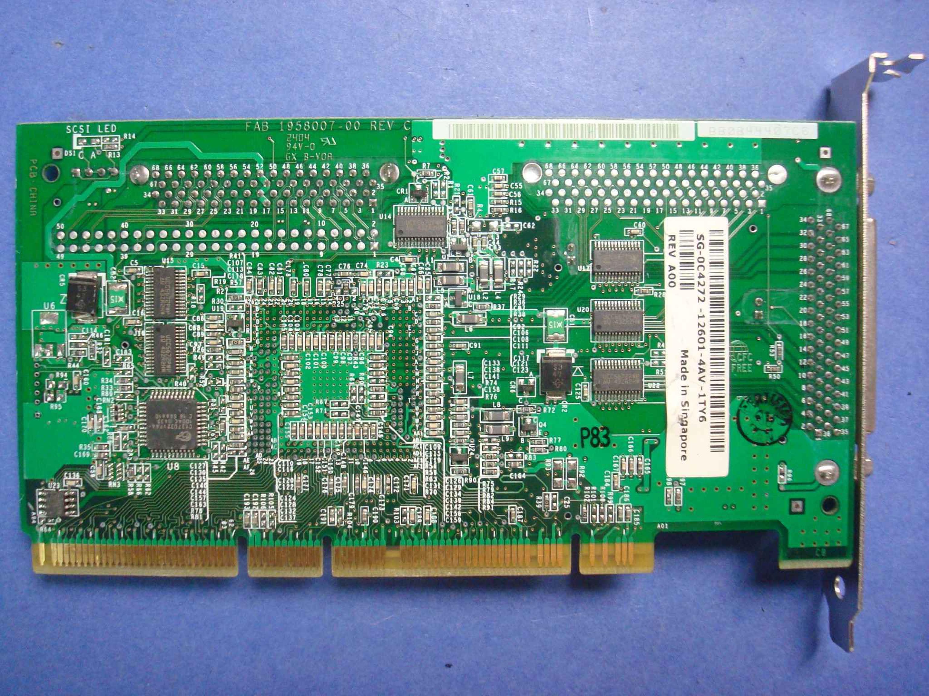 DELL 0C4272 PCI SCSI PERIPHERAL CARD