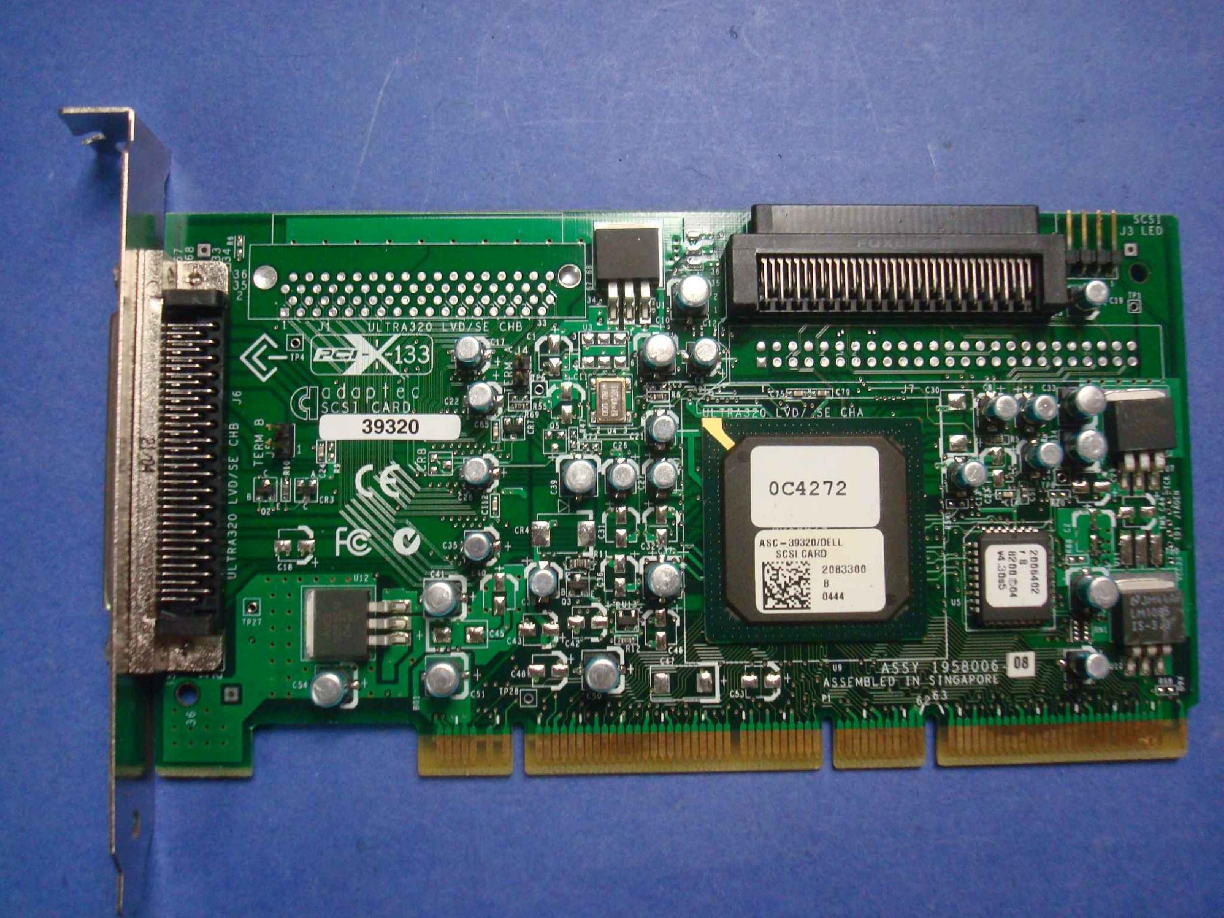 DELL 1968007-00 PCI SCSI PERIPHERAL CARD