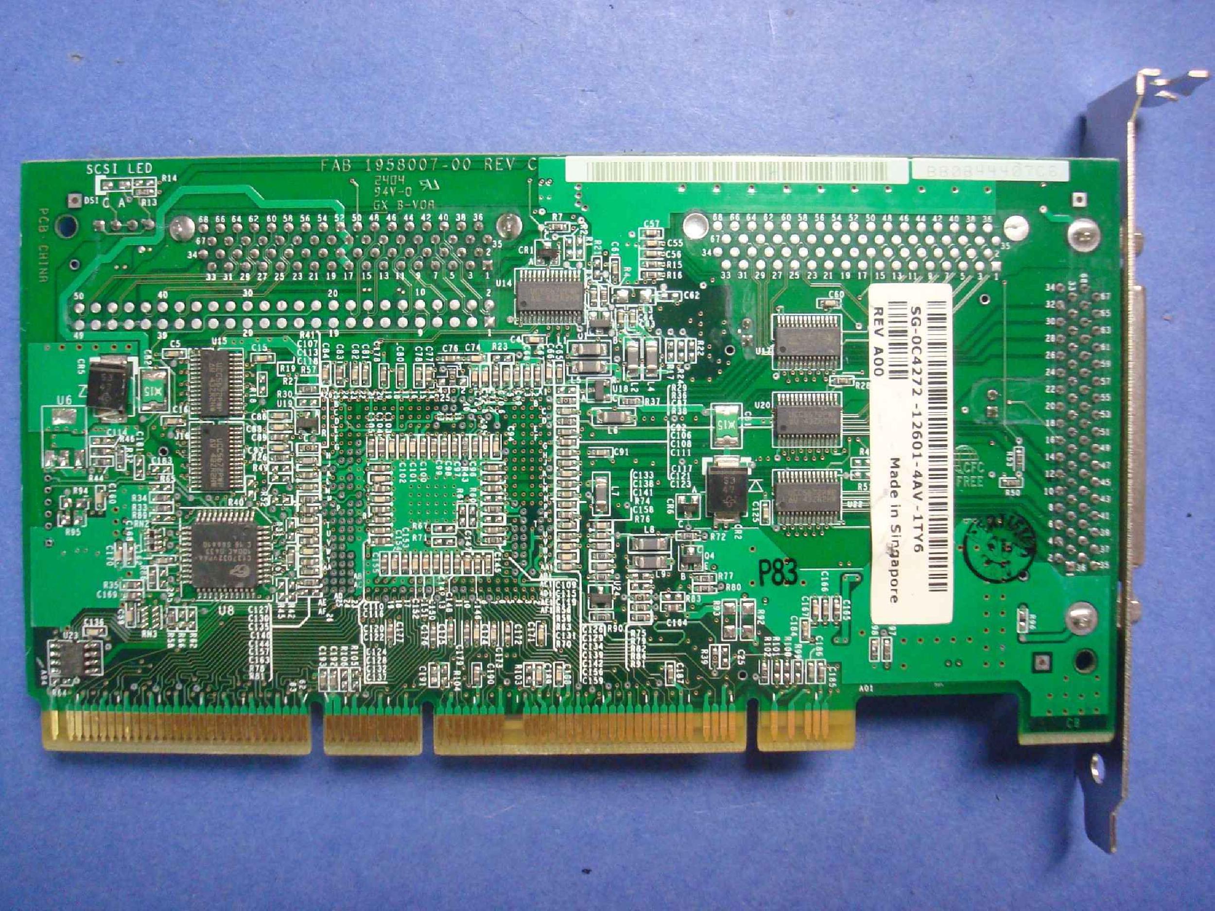 DELL 1968007-00 PCI SCSI PERIPHERAL CARD