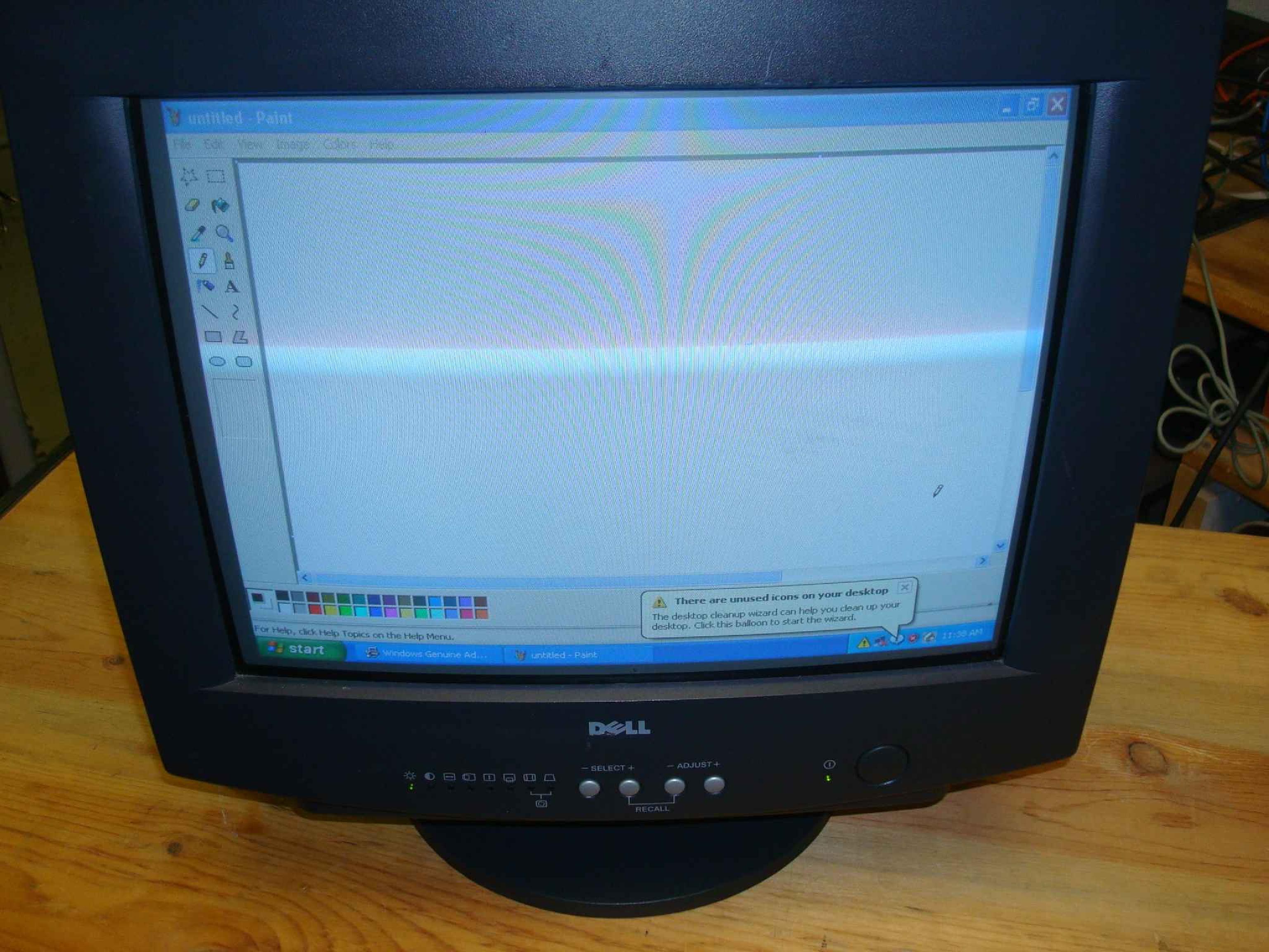 DELL E551 15 INCH CRT MONITOR BLACK