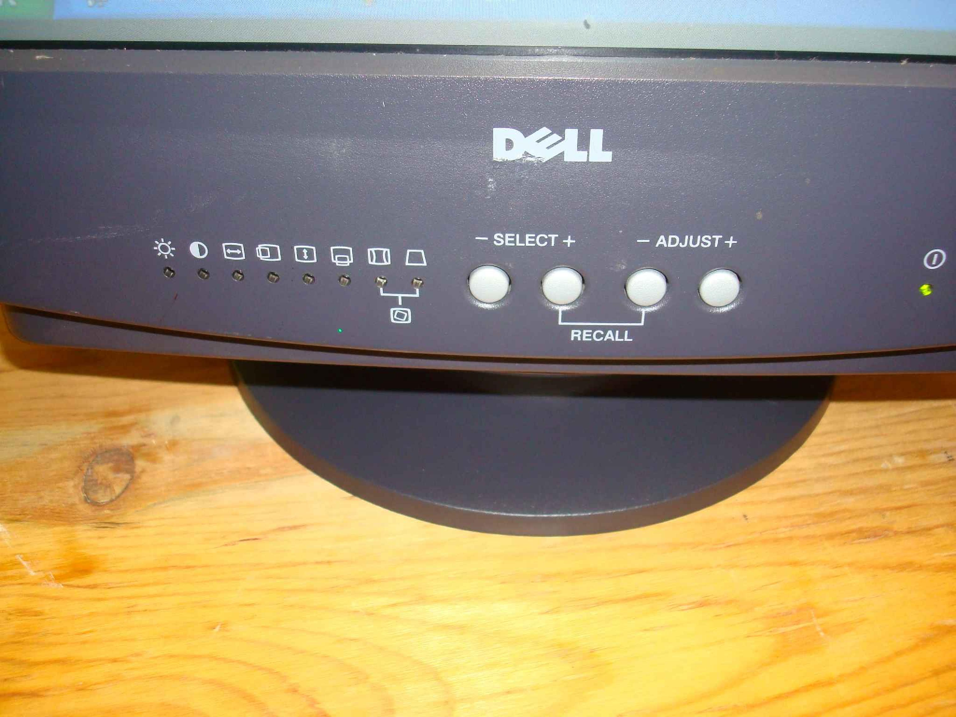 DELL E551 15 INCH CRT MONITOR BLACK