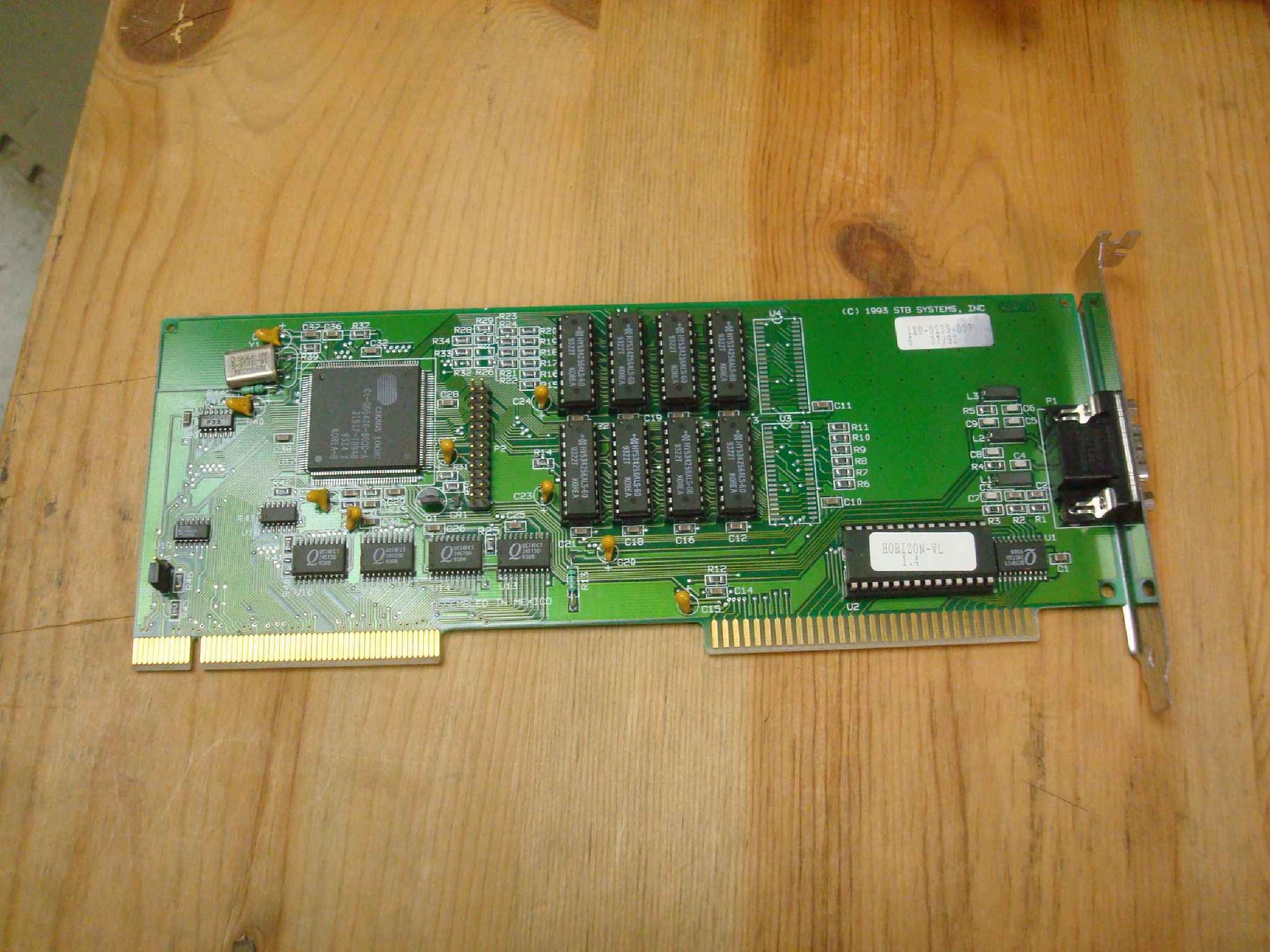 STB SYSTEMS INC EKSUSA2LVL VLB VL BUS VESA LOCAL BUS VIDEO CARD