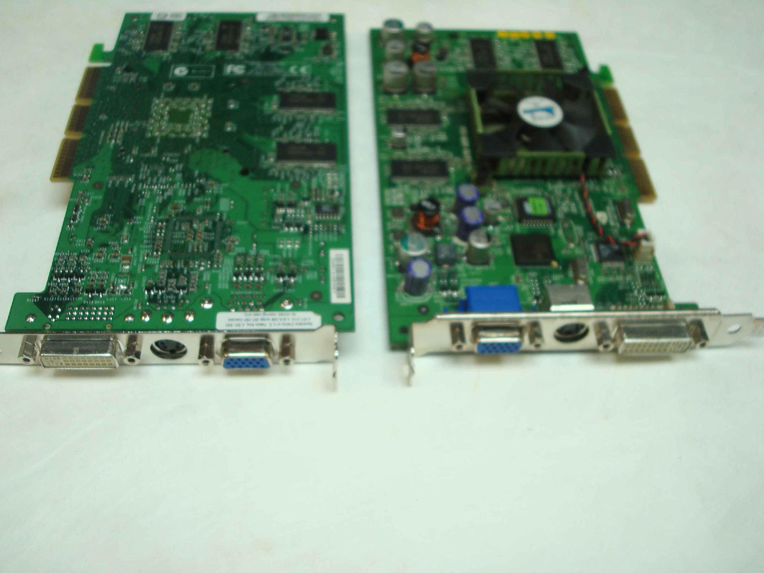 NVIDIA 58P9865 64MB AGP VIDEO CARD WITH DVI VGA AND SVIDEO OUTPUTS
