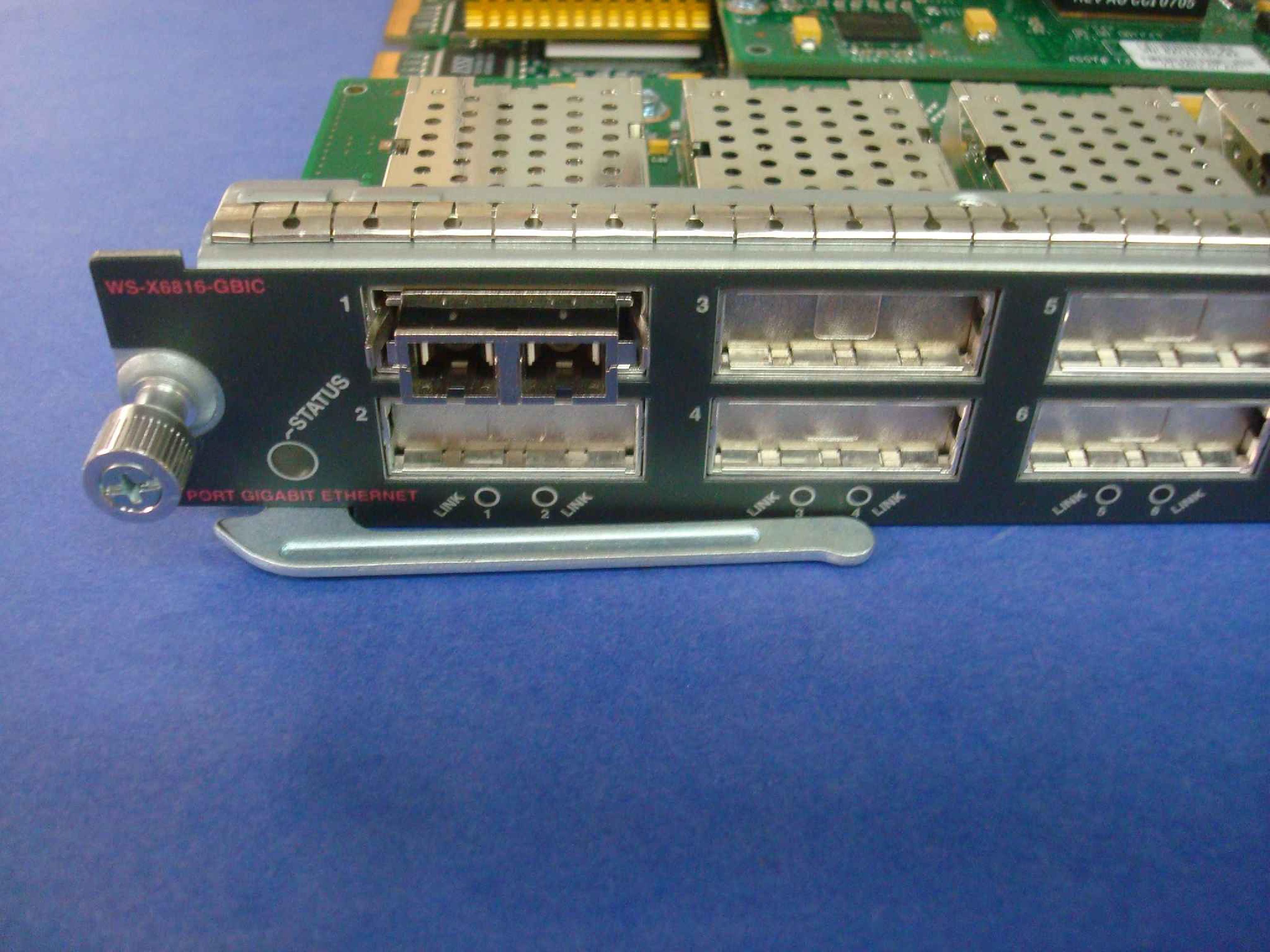 CISCO SYSTEMS WS-X6816-GBIC 16-PORT GIGABIT ETHERNET LINE CARD