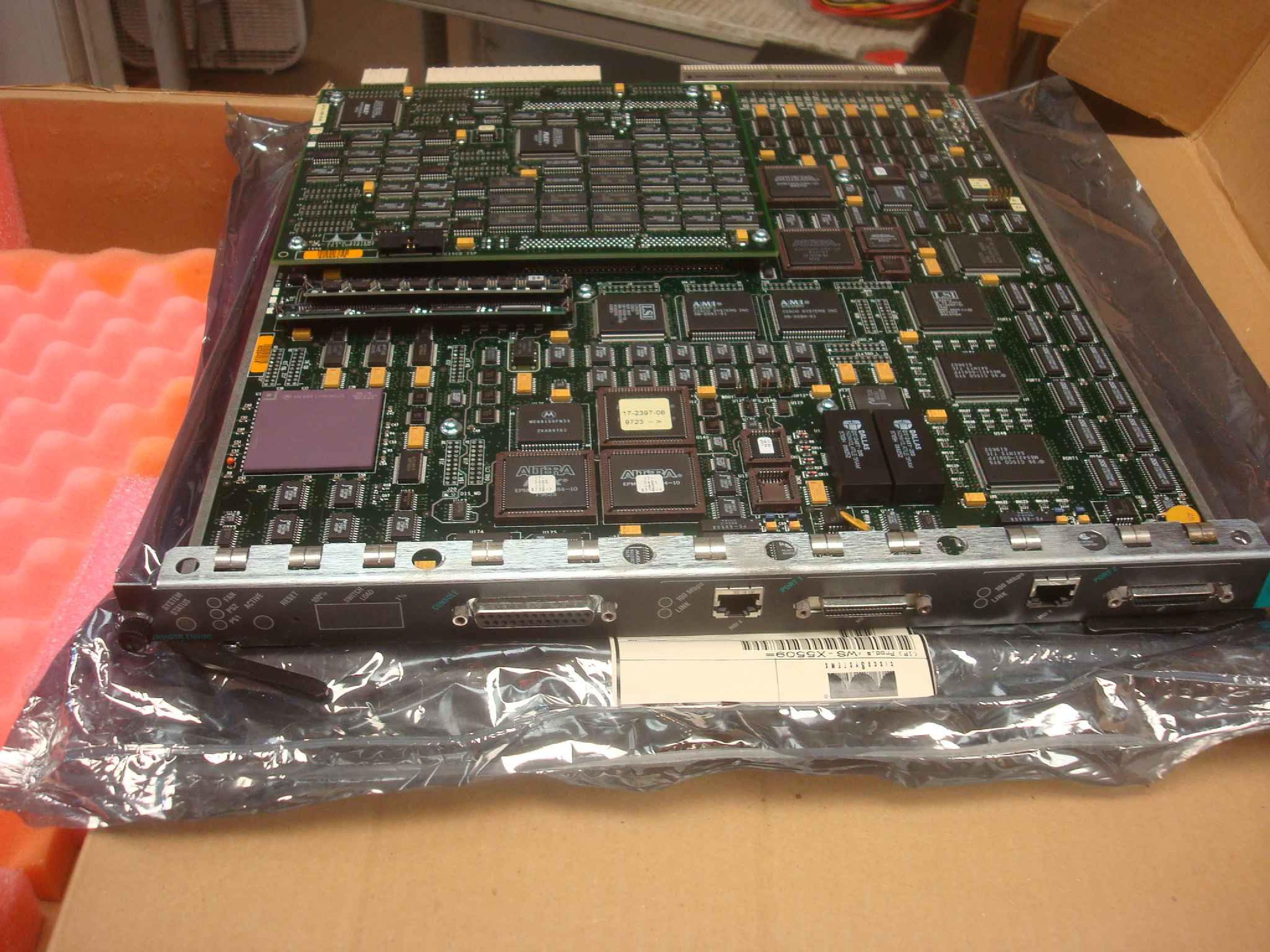 CISCO SYSTEMS WS-X5509 CATALYST 5002/5000/5500 SUPERV SUPERVISOR ENGINE II