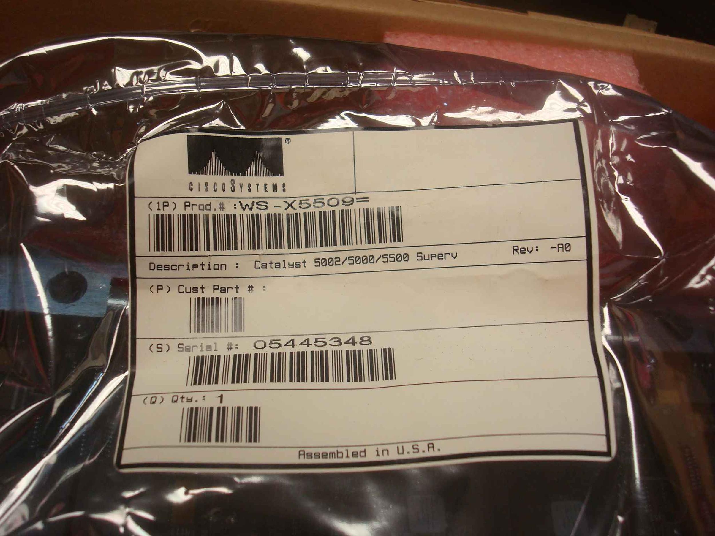 CISCO SYSTEMS 73-2171-04 CATALYST 5002/5000/5500 SUPERV SUPERVISOR ENGINE II