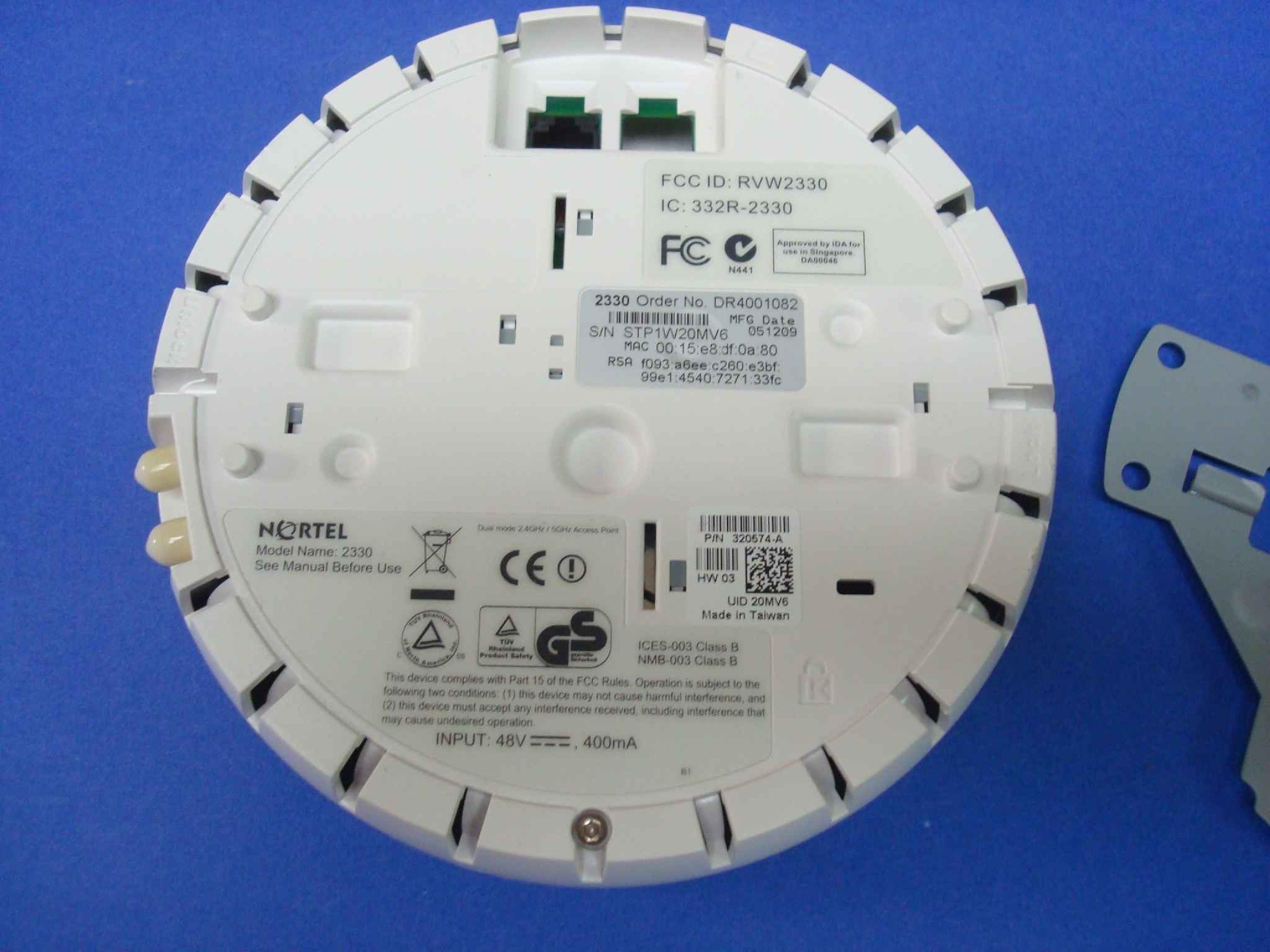 BAY NETWORKS / NORTEL DR4001082 WLAN ACCESS POINT 2330 802.11 A/B/G