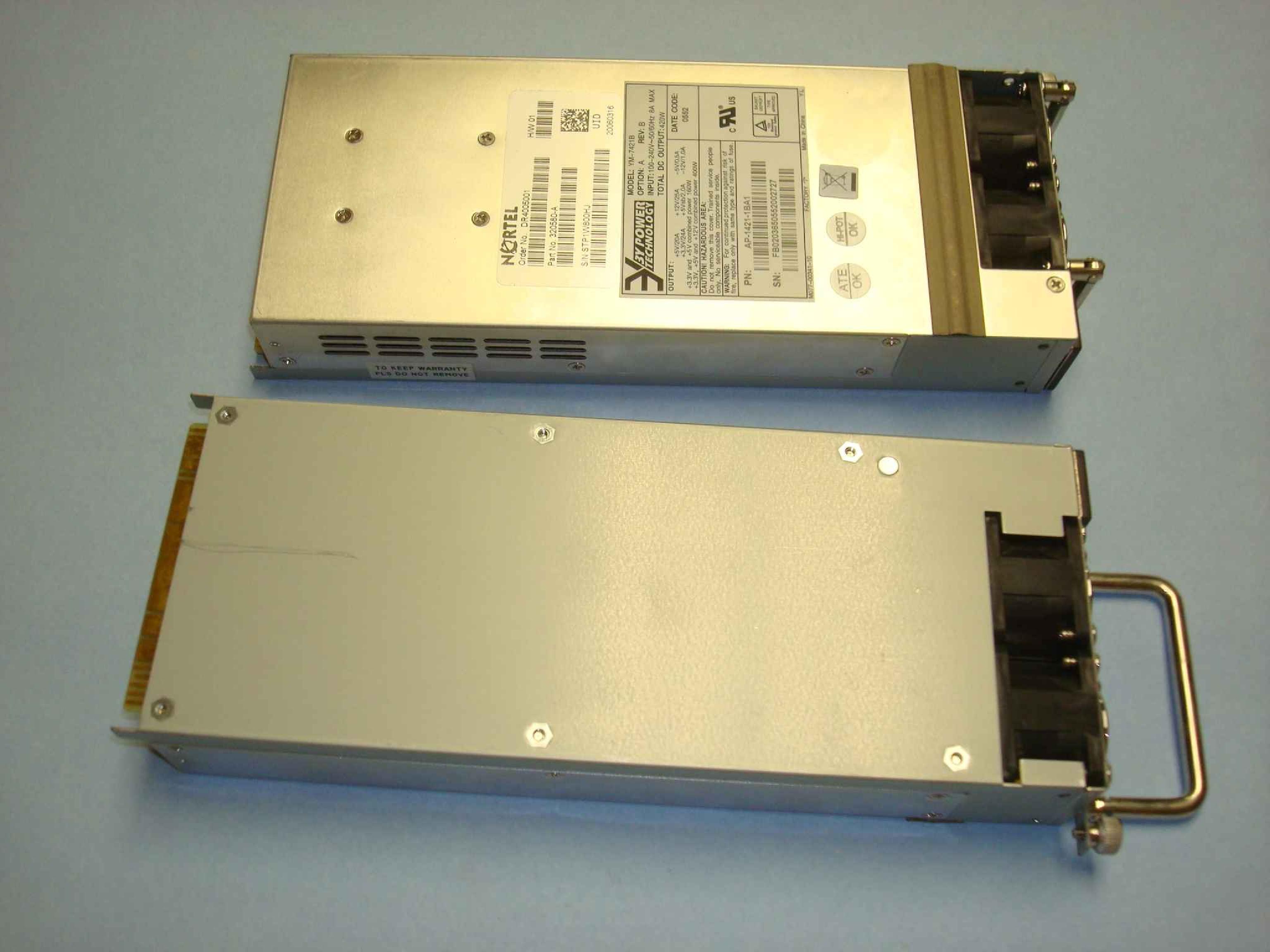 3Y POWER TECHNOLOGY INC AP-1421-1BA1R2 420W HOT SWAPPABLE MODULAR POWER SUPPLY