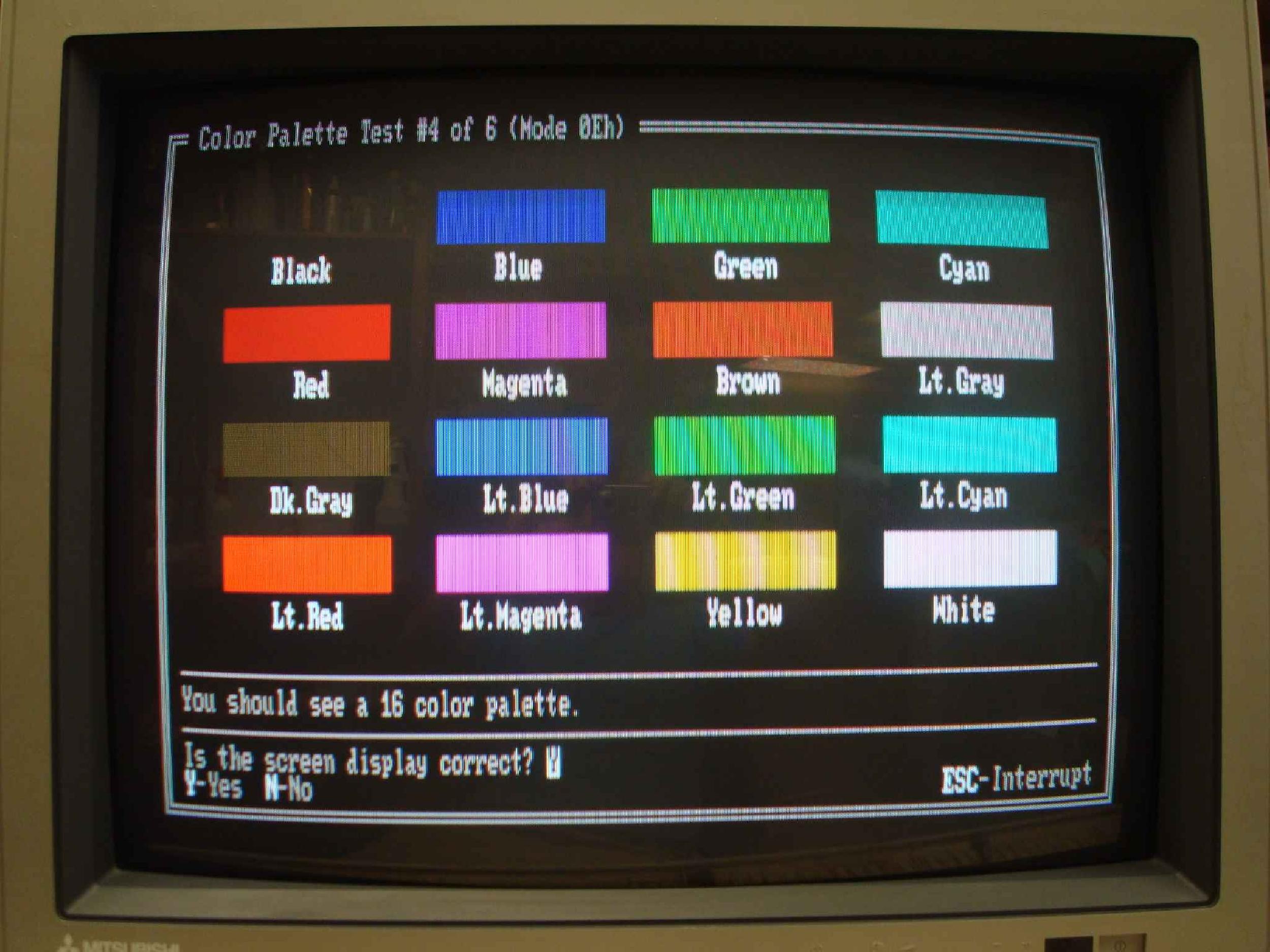 MITSUBISHI XC-2930C SN 504101519 MEGAVIEW PRO 29 INCH COLOR DISPLAY MONITOR
