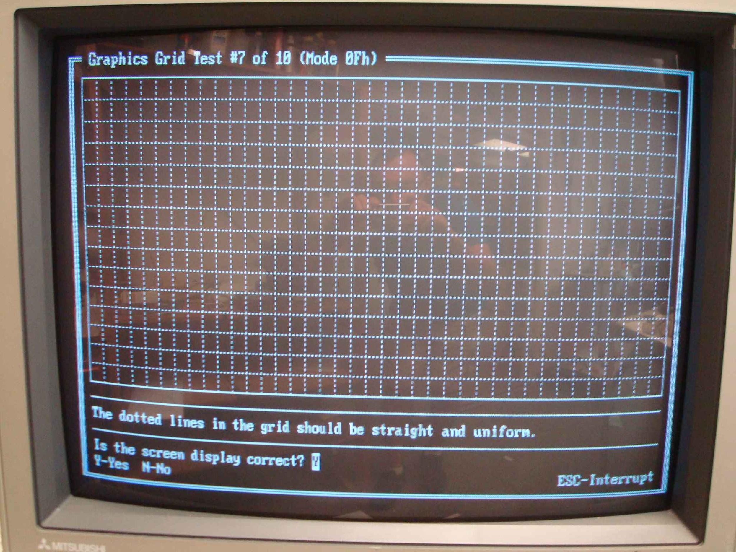 MITSUBISHI XC-2930C SN 505101531 MEGAVIEW PRO 29 INCH COLOR DISPLAY MONITOR