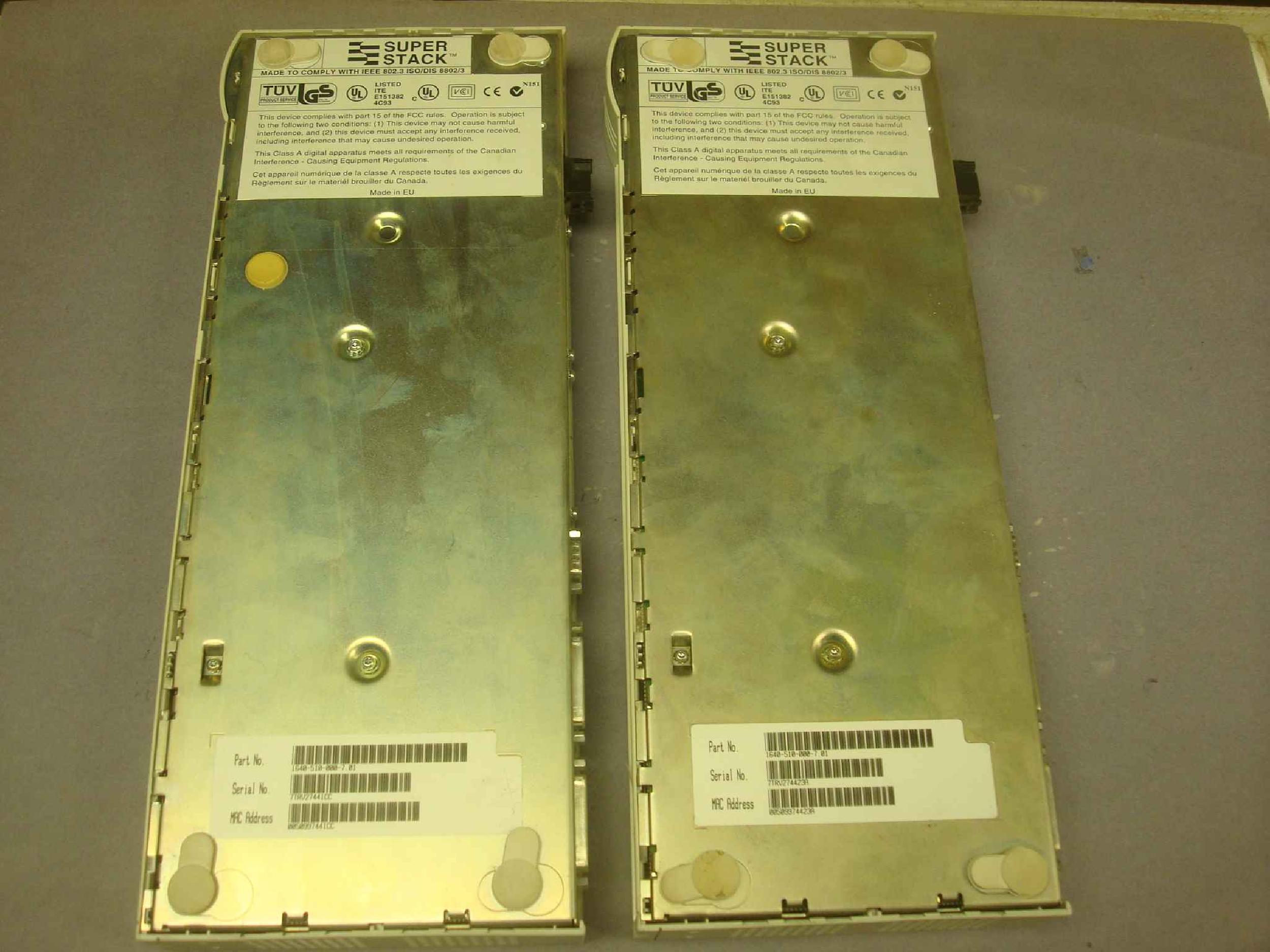 3COM / HP / HEWLETT PACKARD 1640-510-000-7.01 SUPERSTACK II 12 PORT HUB PS HUB 40