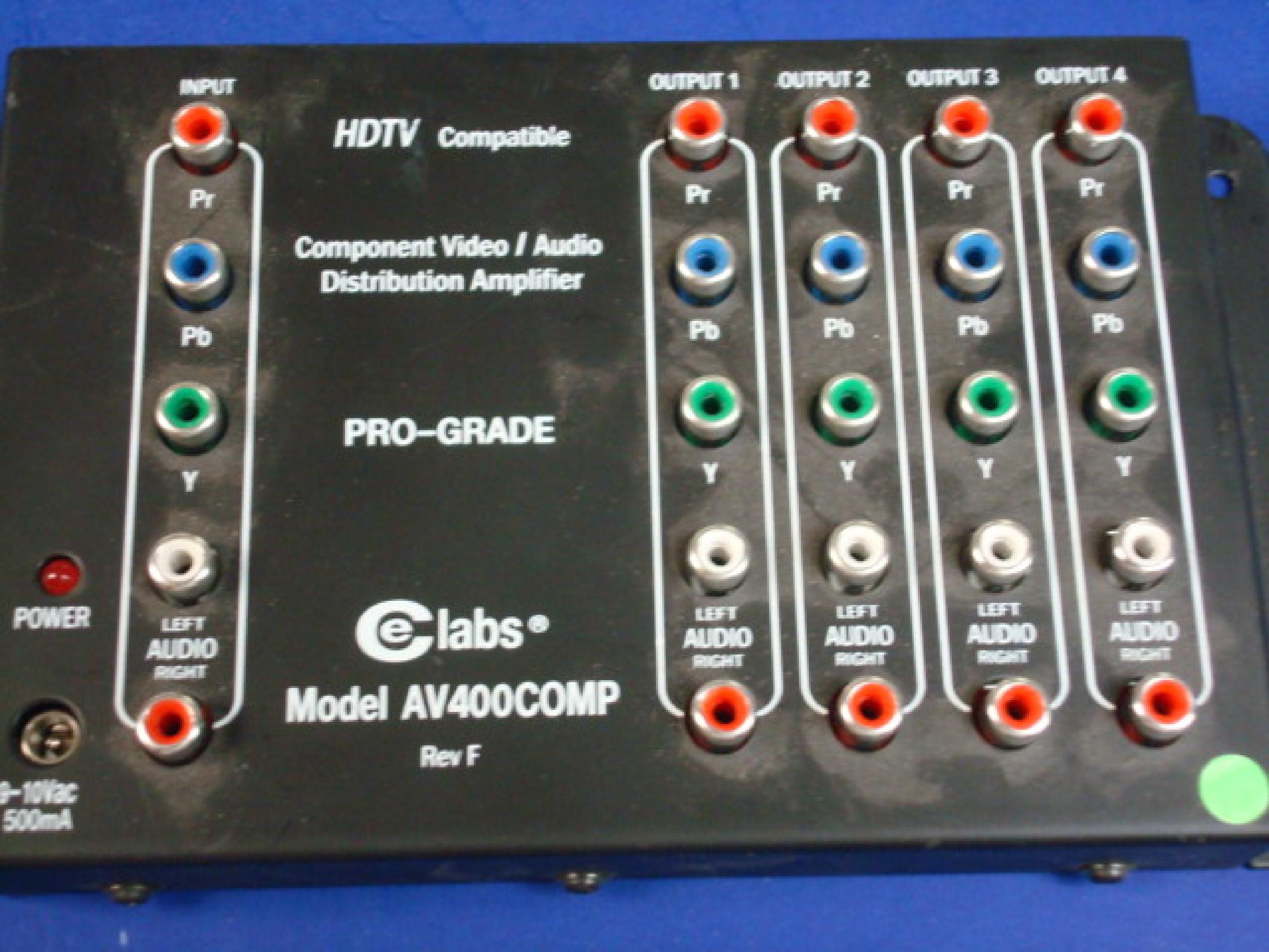 CE LABS E0001550740 PRO-GRADE HDTV COMPATIBLE DISTRIBUTION AMPLIFIER