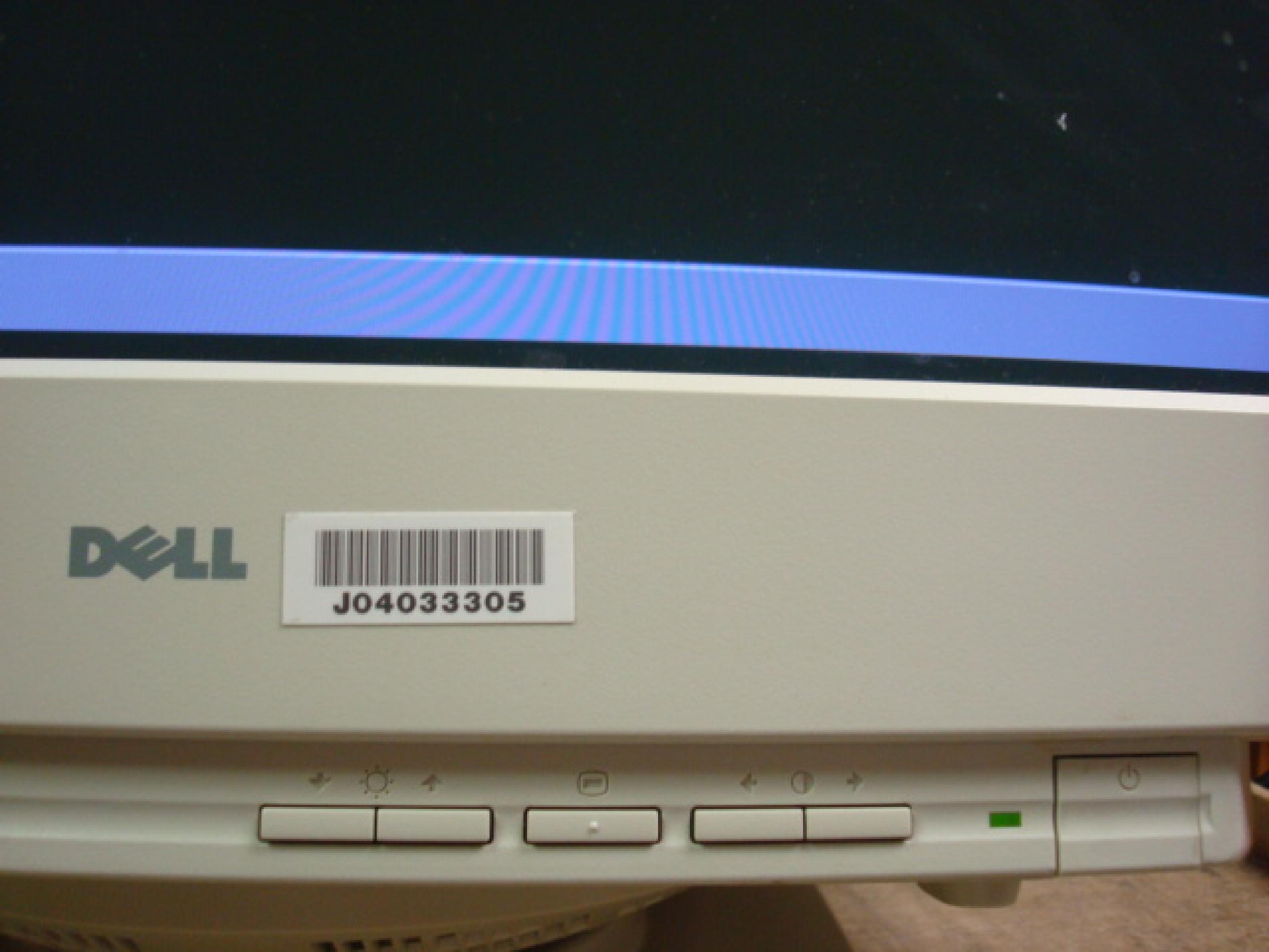 DELL D1626HT 21INCH TRINITRON MONITOR VGA AND 5PORT BNC PICTURE GRADE A, CASE GRADE B, SN 2738901