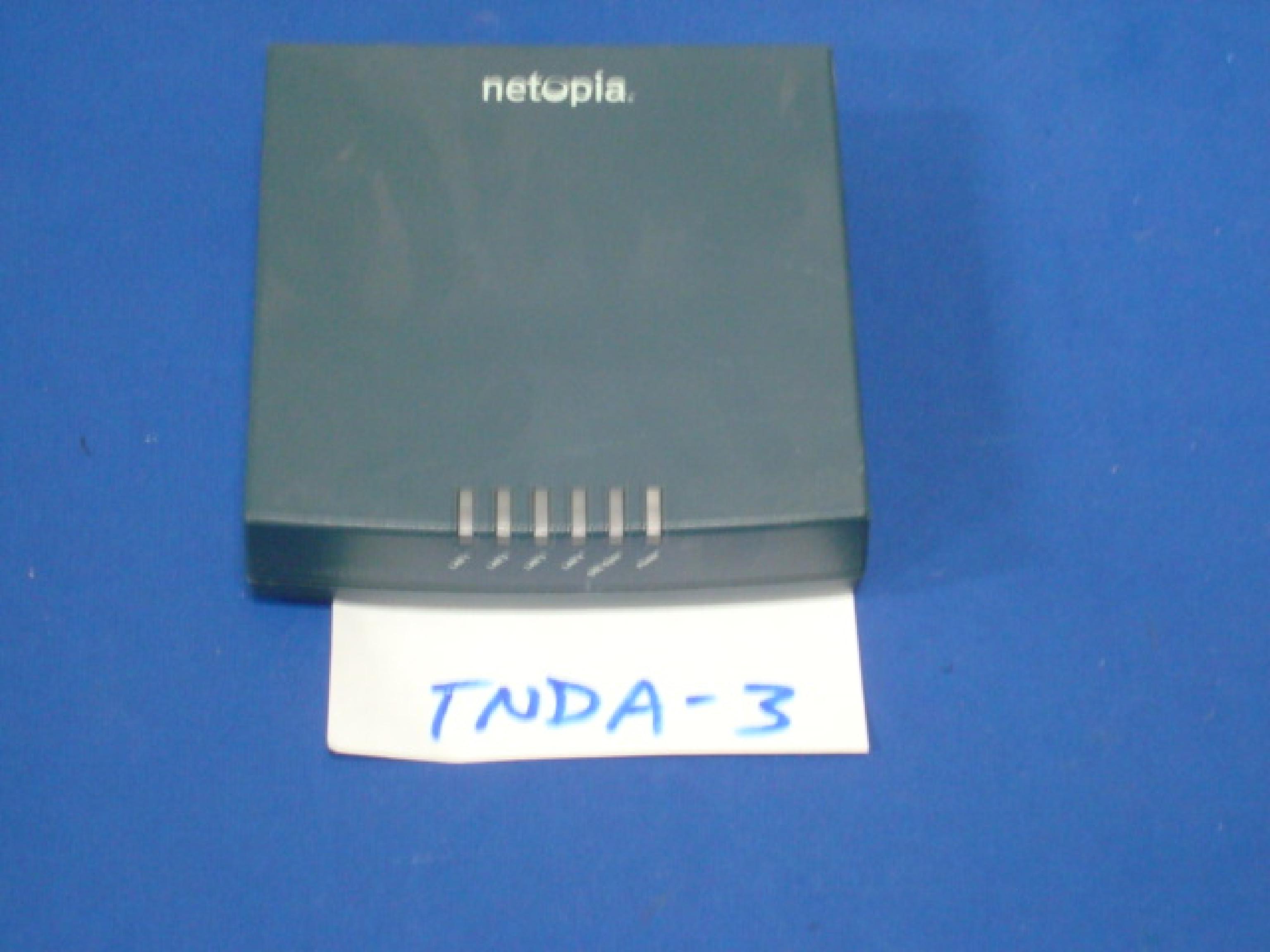 NETOPIA 3364N-002 DSL MODEM WITH 4 PORT ETHERNET LAN