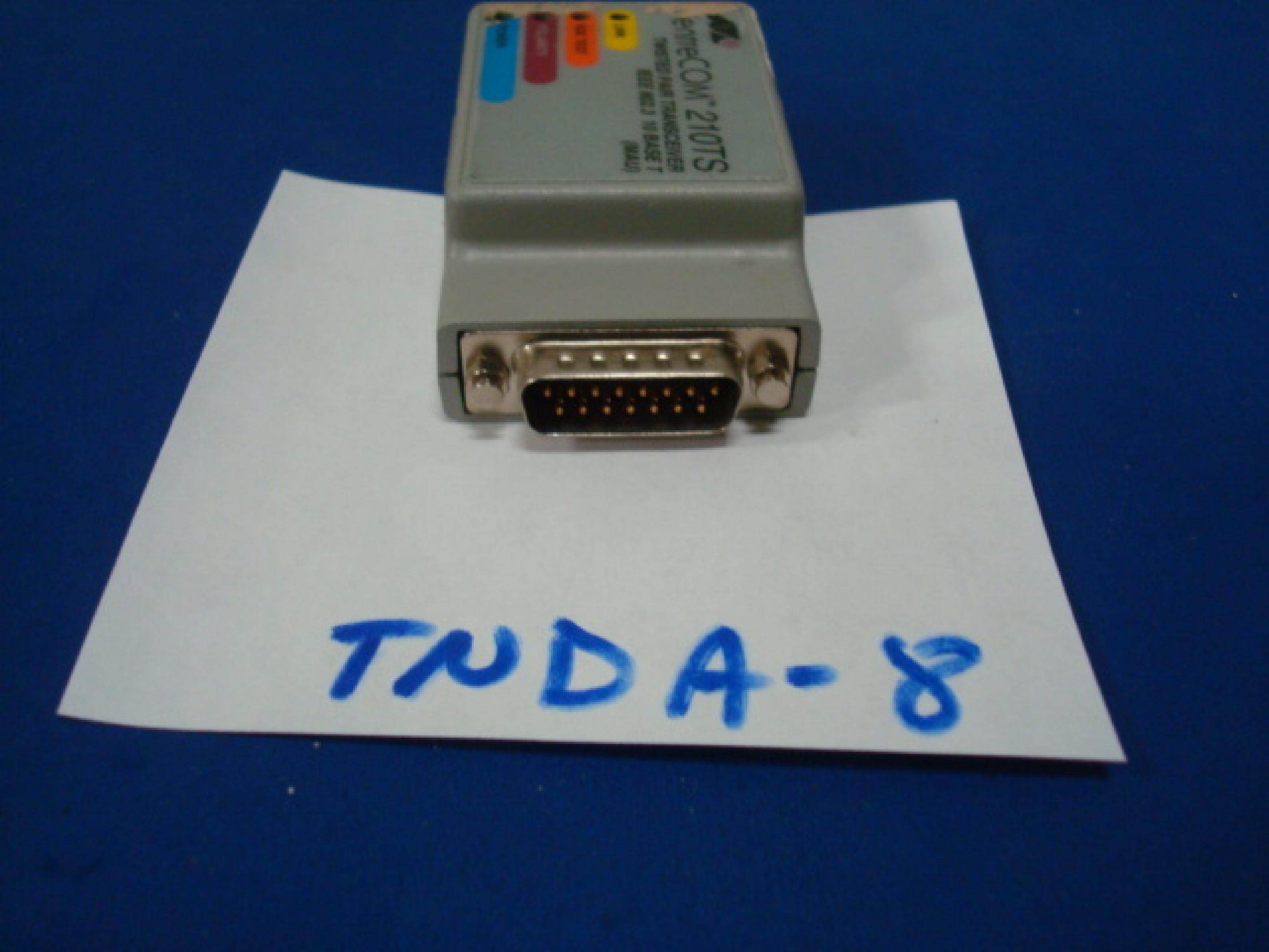 ALLIED TELESYSTEMS AT-210TS CENTRECOM TWISTED PAIR TRANSCEIVER IEEE 802.3 10 BASE T MAU RJ45 TO AUI