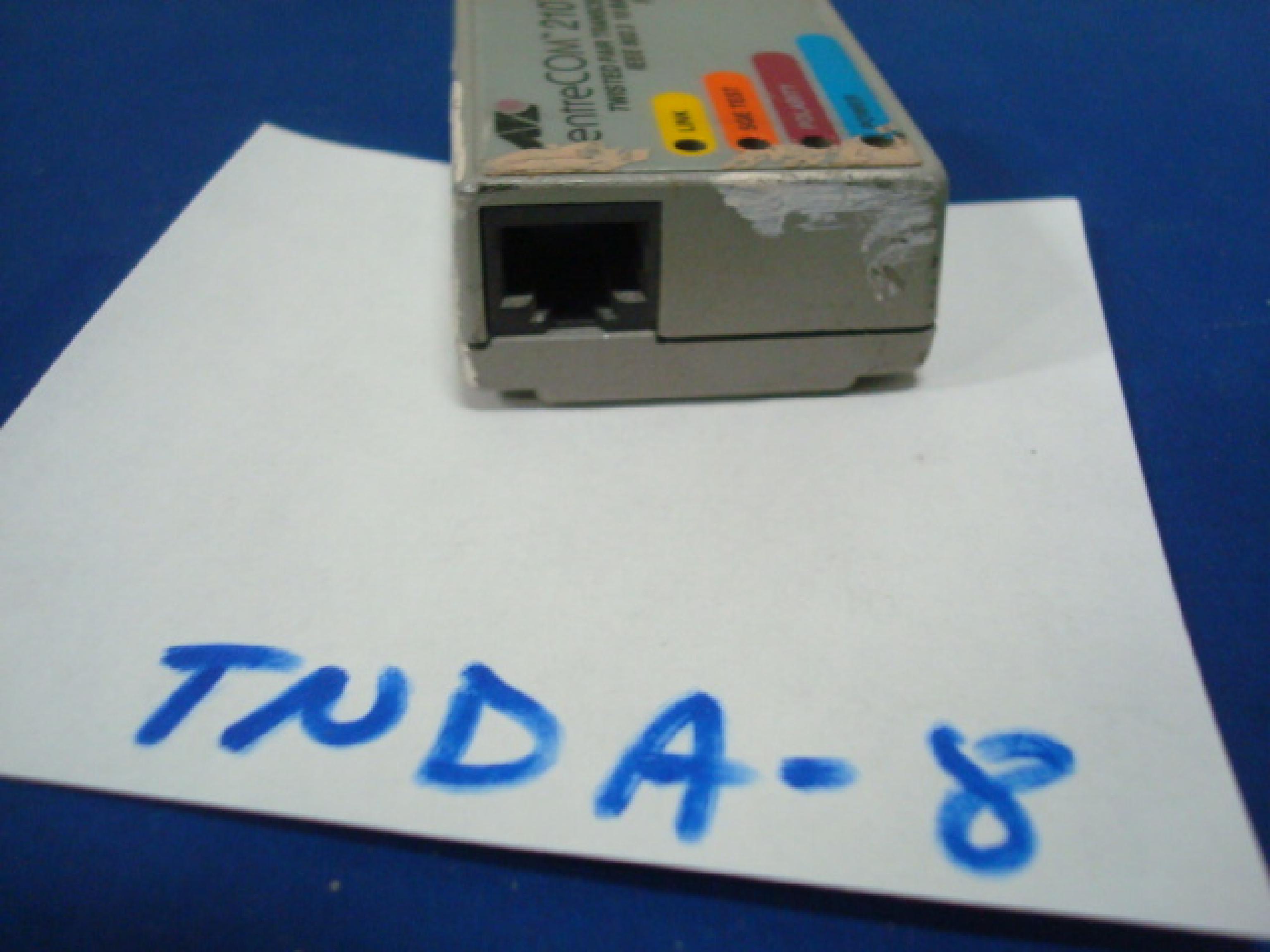 ALLIED TELESYSTEMS AT-210TS CENTRECOM TWISTED PAIR TRANSCEIVER IEEE 802.3 10 BASE T MAU RJ45 TO AUI