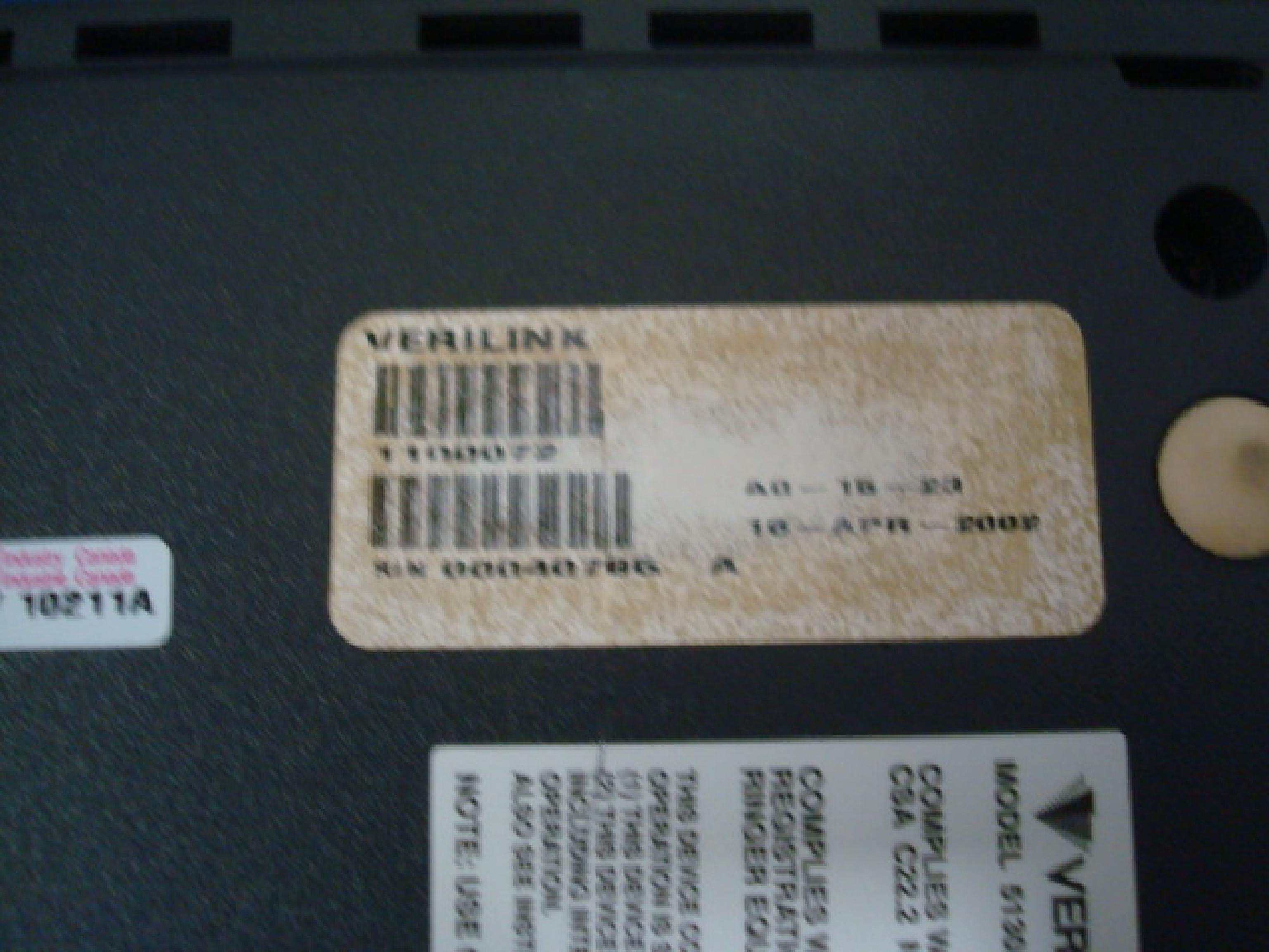 VERILINK A0-15-23 ROUTER ETHERNET 10/100 TO SERIAL