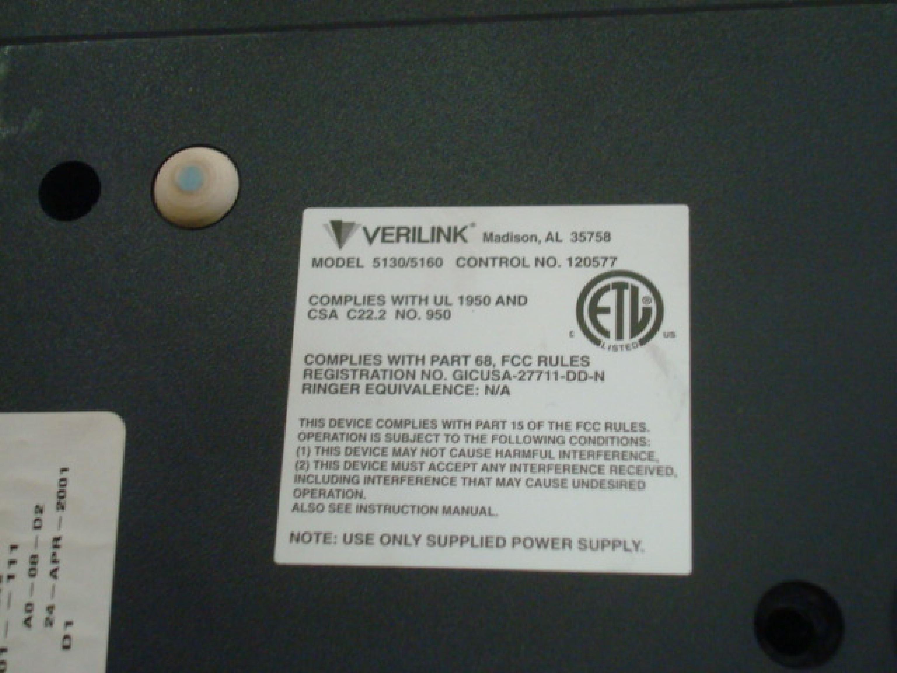 VERILINK WANSUITE 5160 WANSUITE 5160