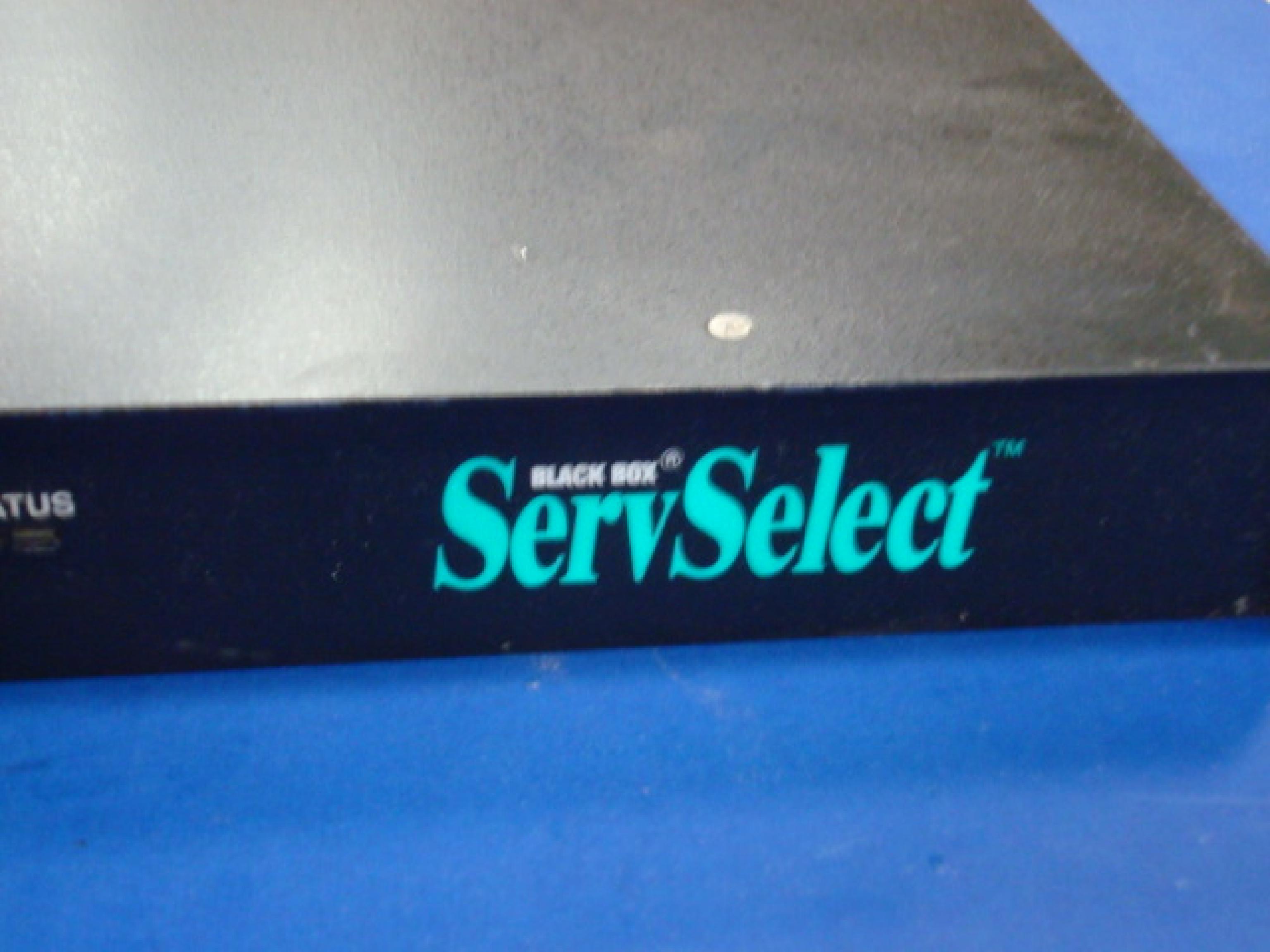 BLACK BOX SERVSELECT SERVSELECT 8PORT KVM