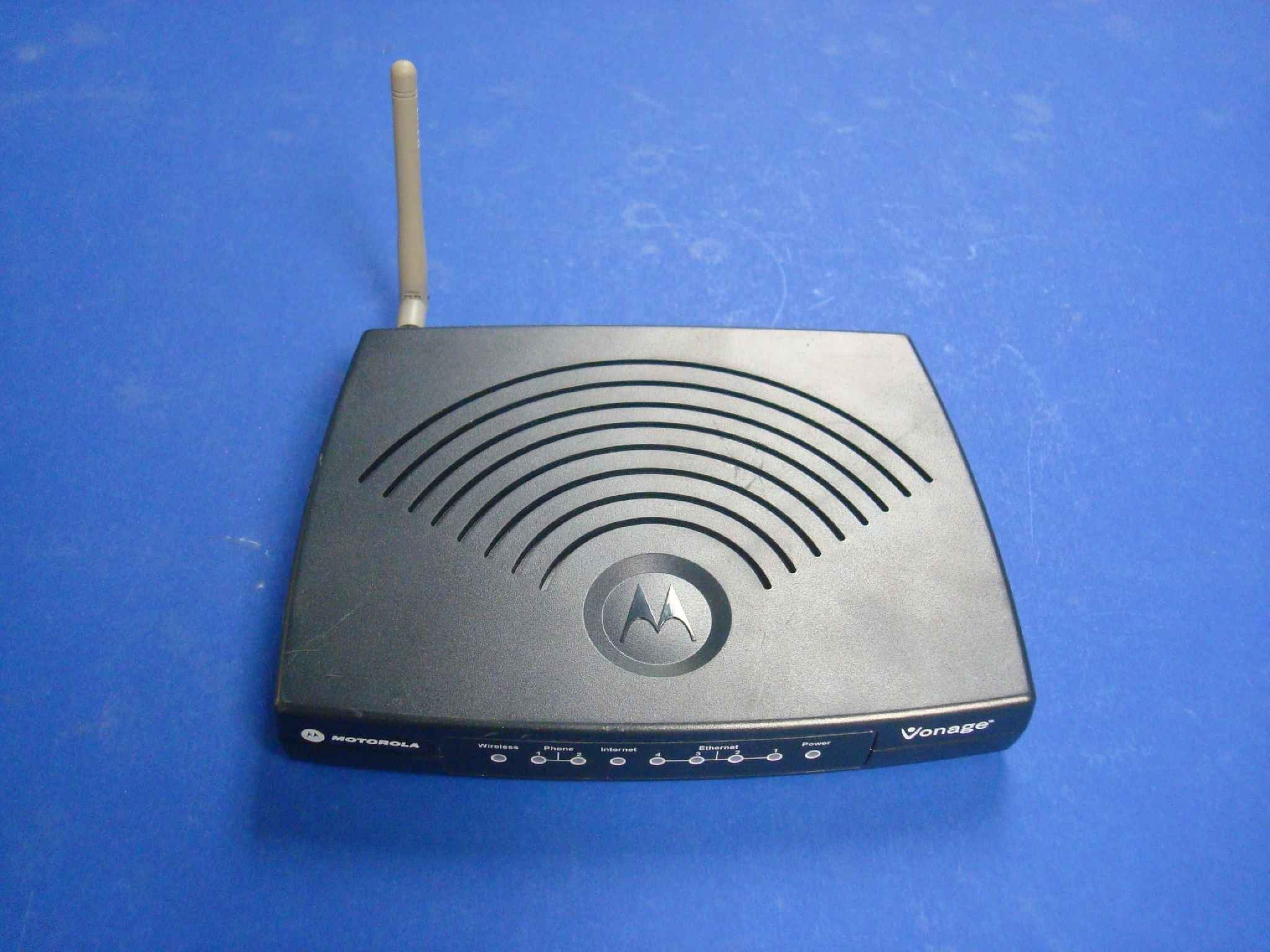 MOTOROLA VT2542-VD VONAGE ROUTER HUB WIRELESS