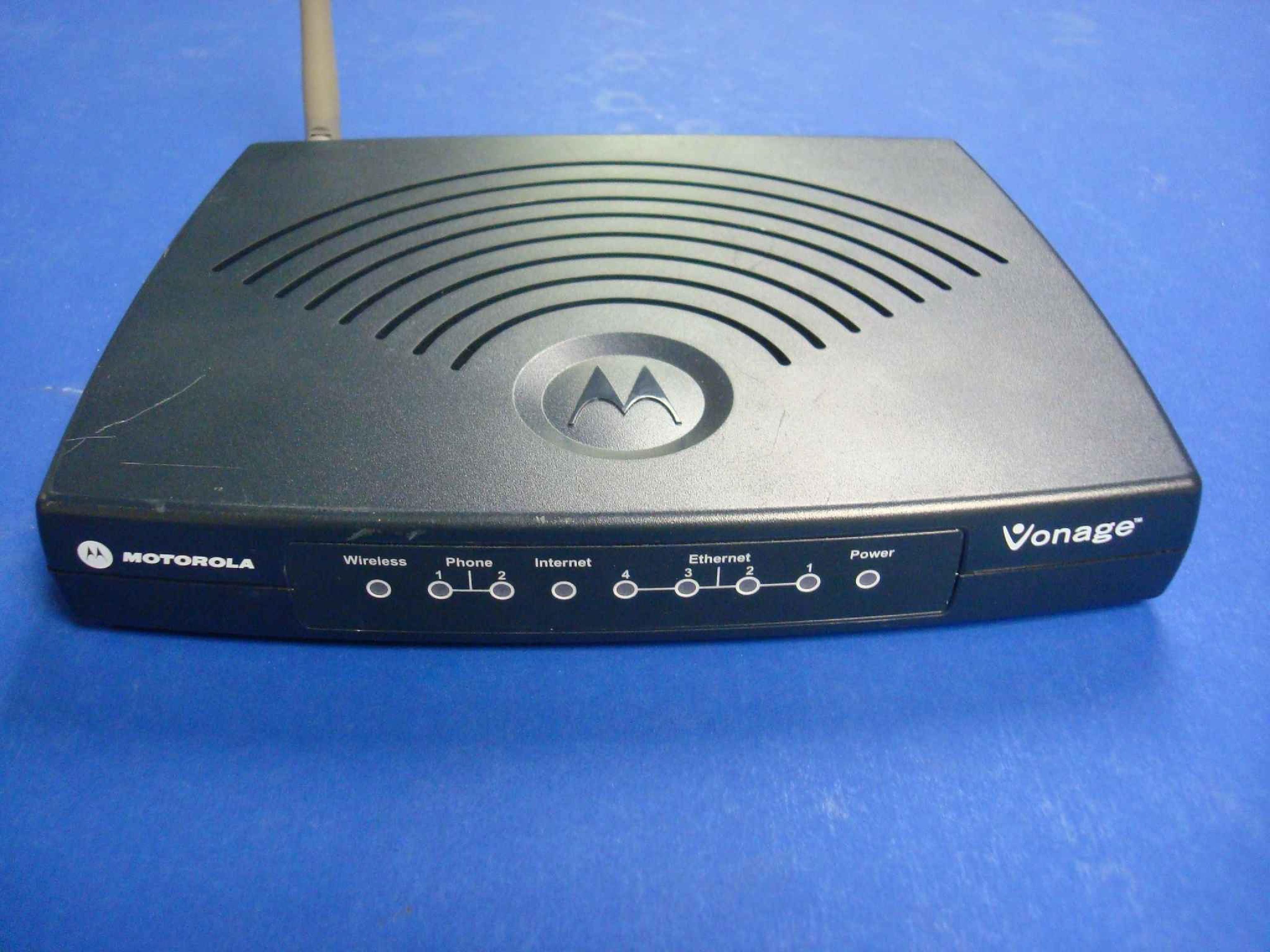 MOTOROLA VT2542-VD VONAGE ROUTER HUB WIRELESS