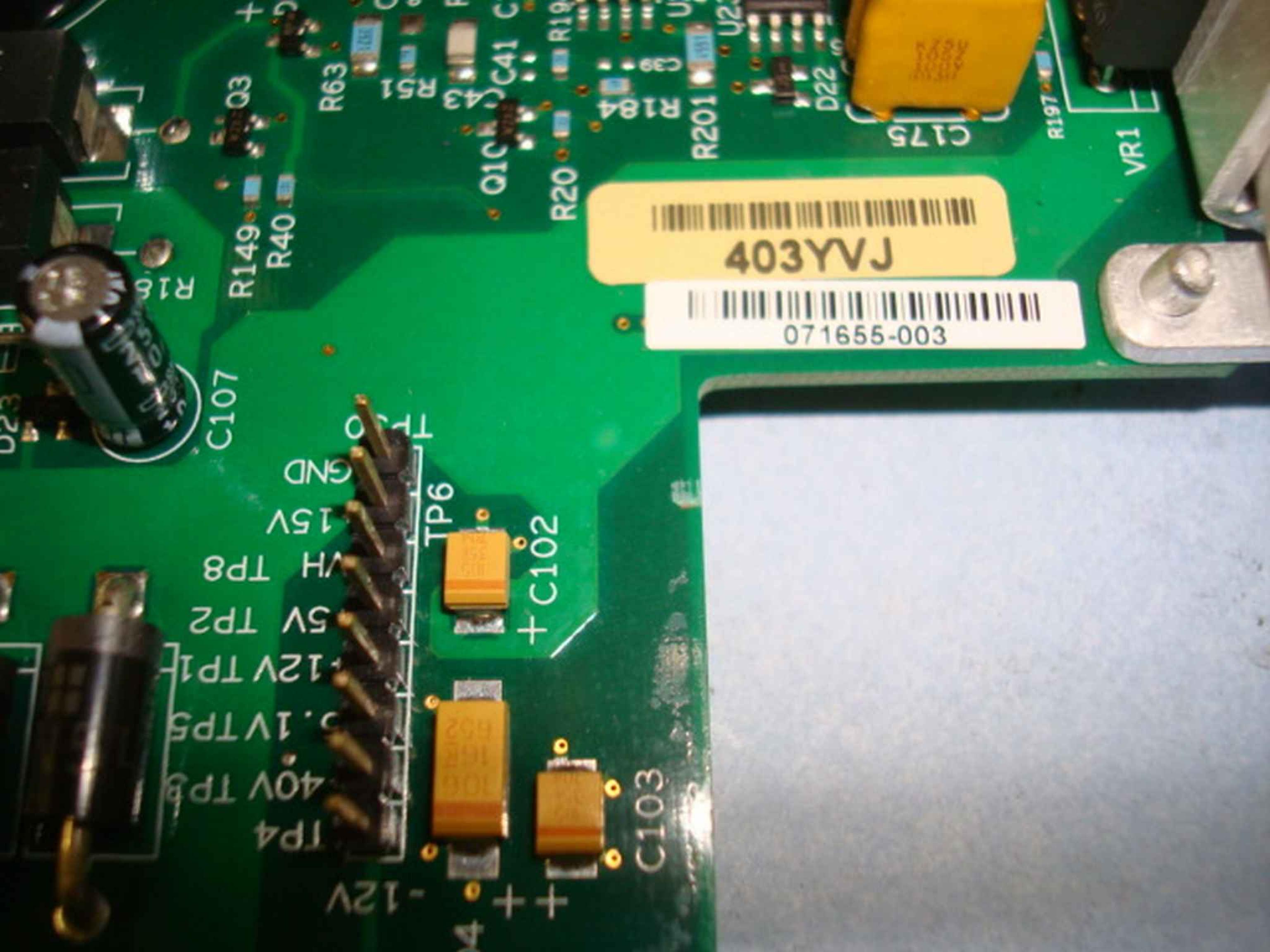 INTERMEC TECHNOLOGIES CORPORATION 34E203 EASYCODER 3400E SYSTEMBOARD