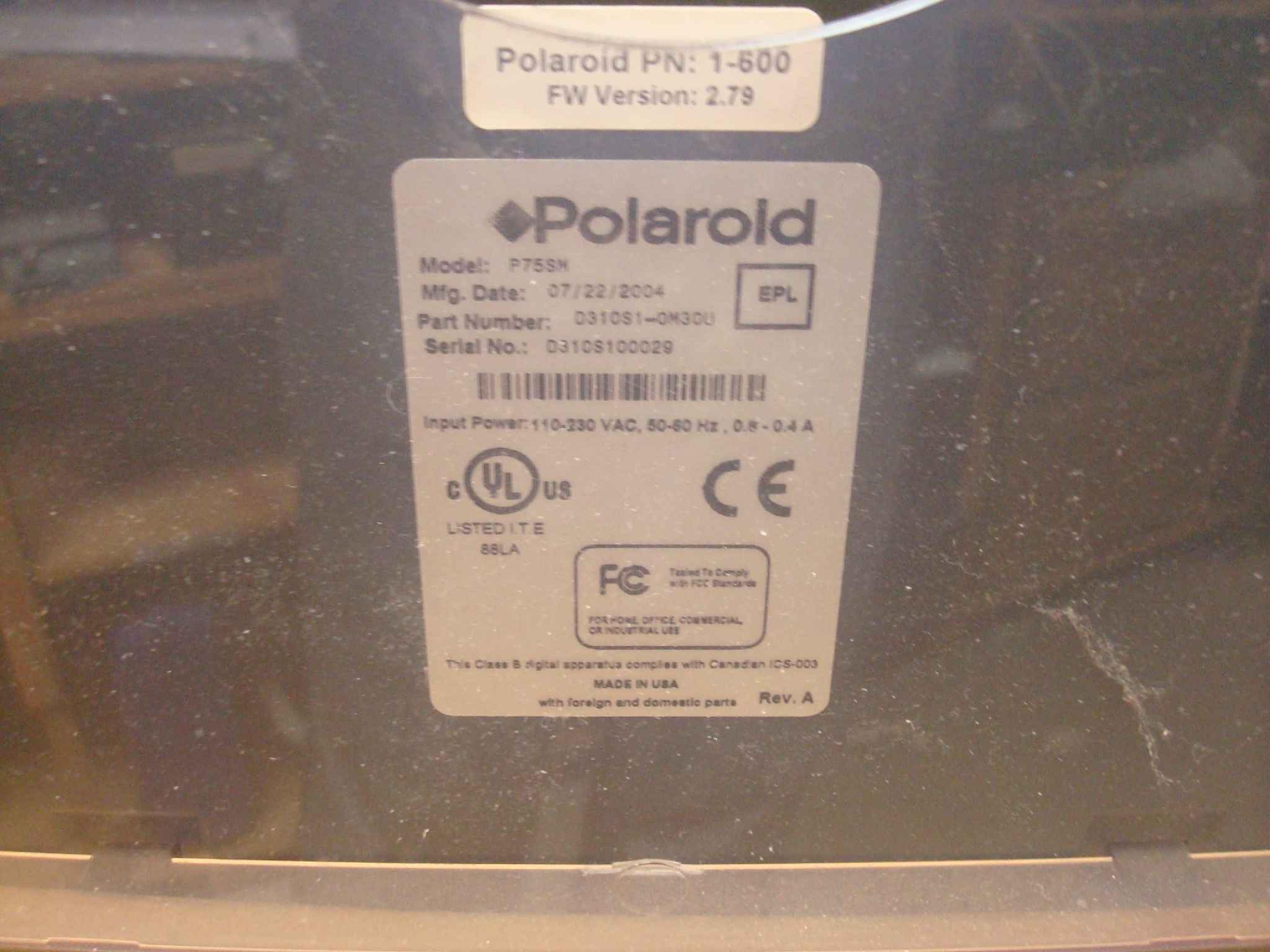 POLAROID D310S1-0M30U NEW WITHOUT FACTORY BOX, COLOR CARD PRINTER