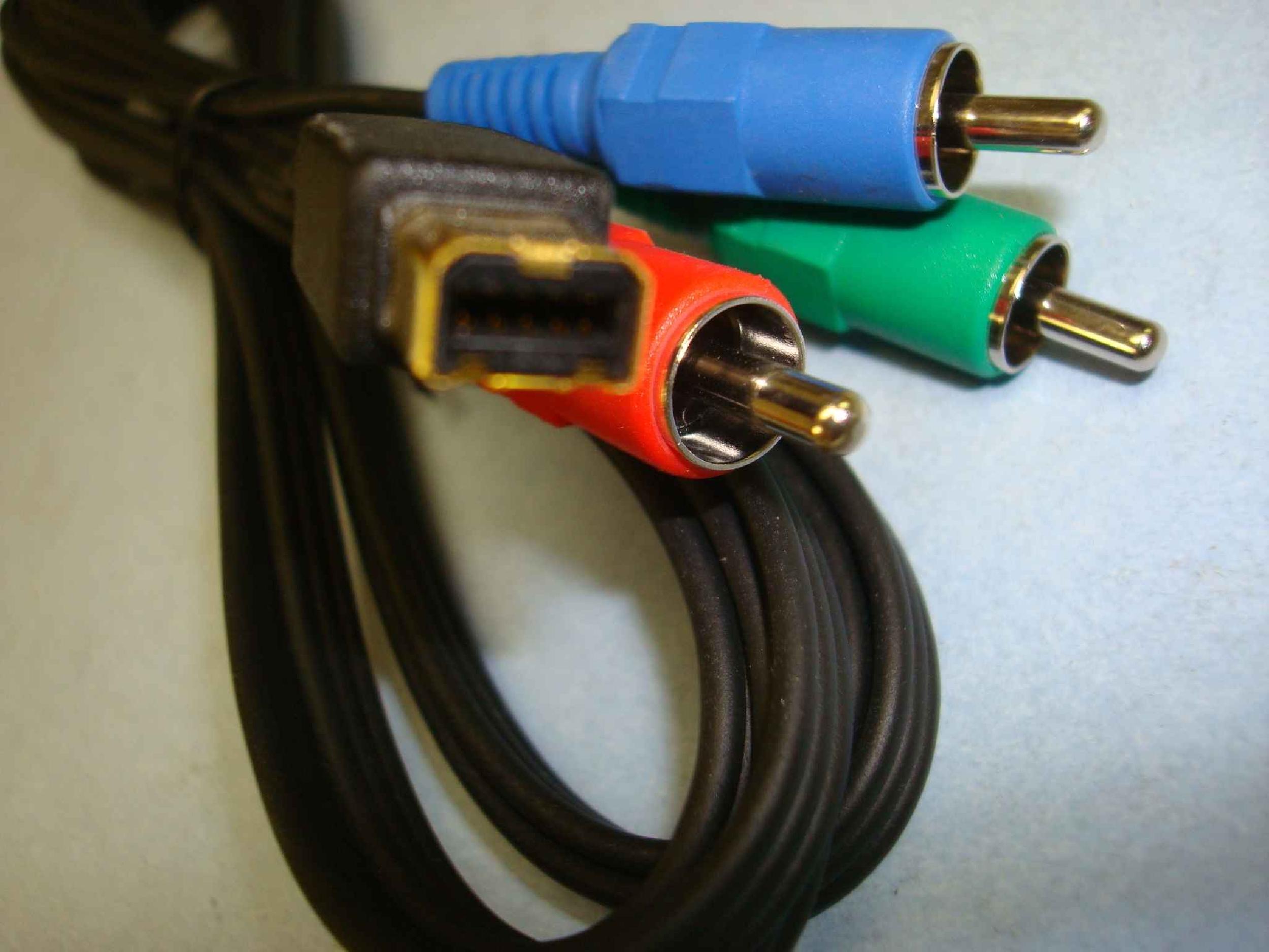 PANASONIC K2KZ9DB00004 COMPONENT CABLE FOR CAMCORDER