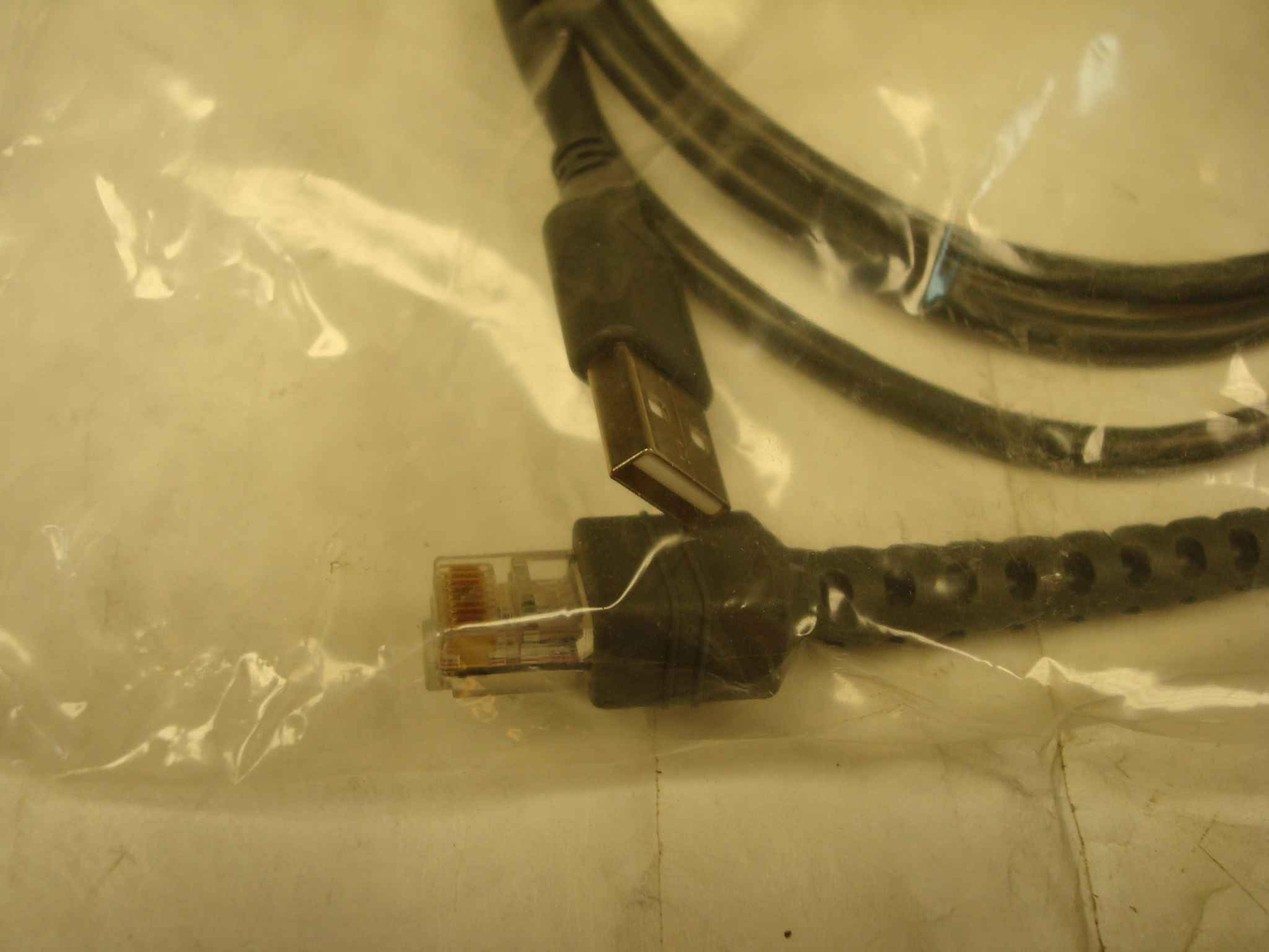 SYMBOL 25-53492-22 RJ48 TO USB CABLE FOR USE WITH LS1908T SCANNER