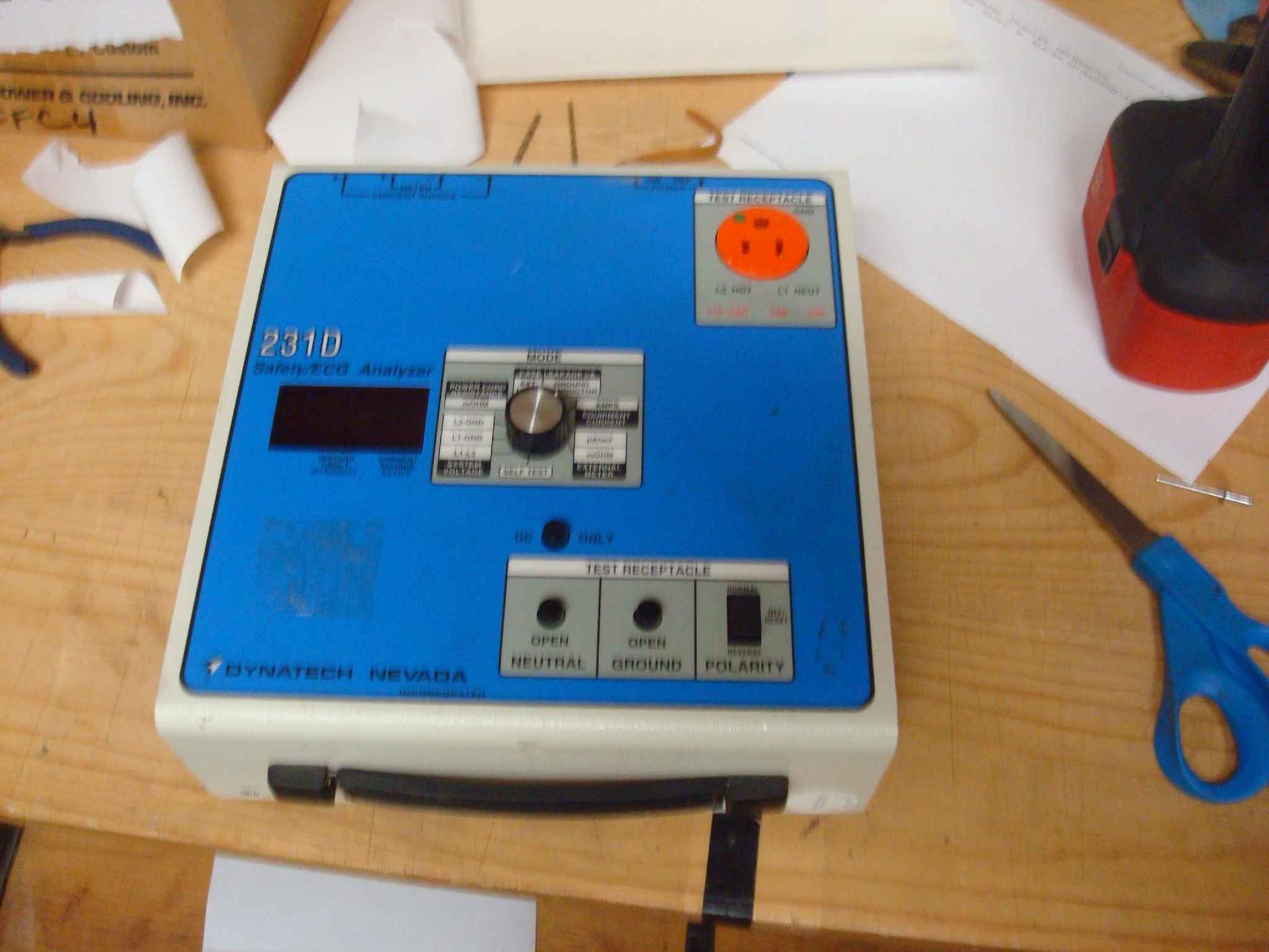 DYNATECH NEVADA 231D SAFETY/ECG ANALYZER