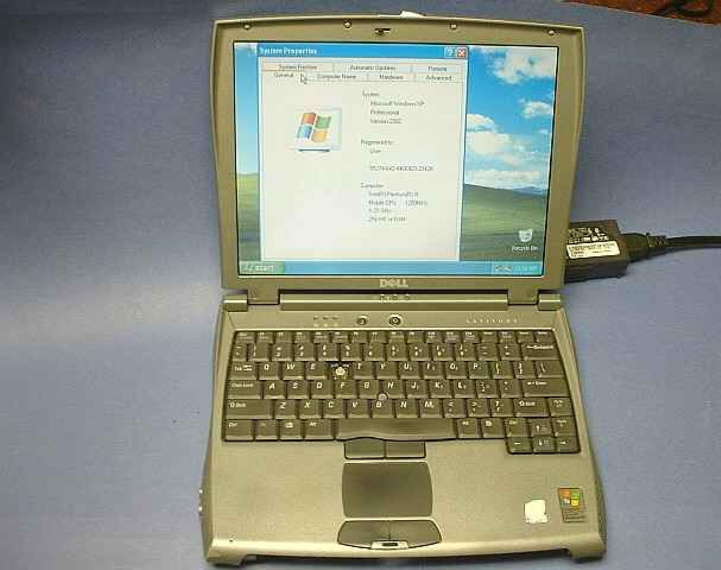 DELL 05P076 LATITUDE C400 1.2GHZ 20GB HD, MISSING BATTERY