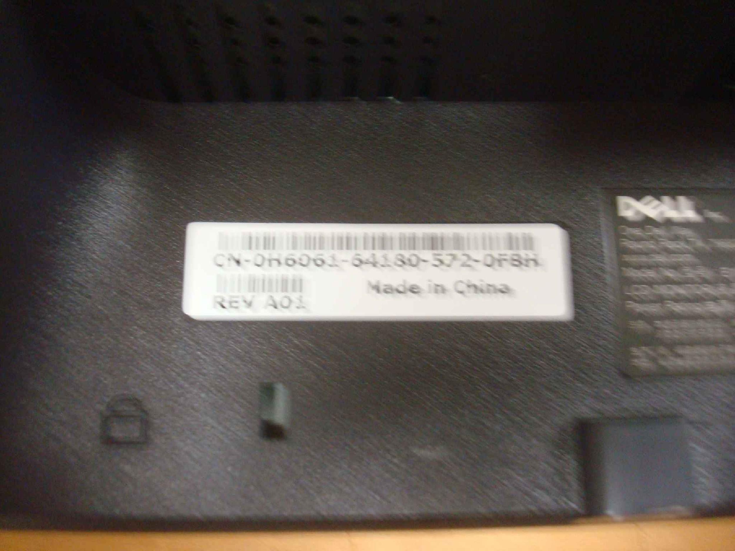 DELL 0H6061 15 INCH LCD TOUCHSCREEN MONITOR - HAS SMALL SCRATCH ON SCREEN